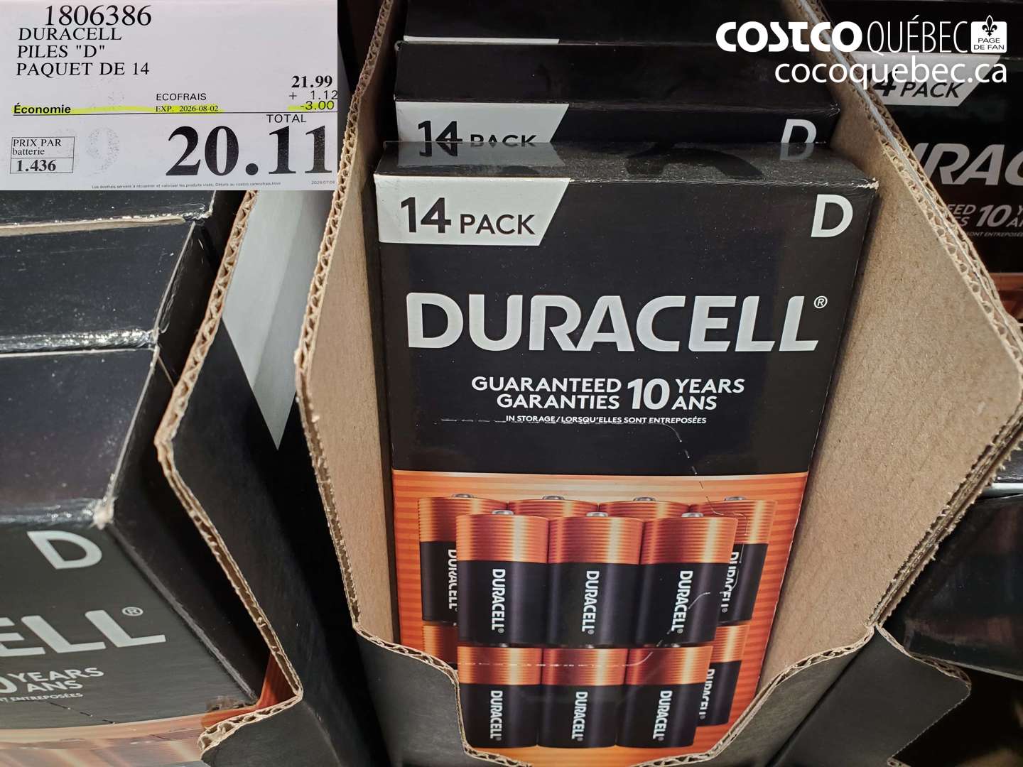 1806386 DURACELL PILES 