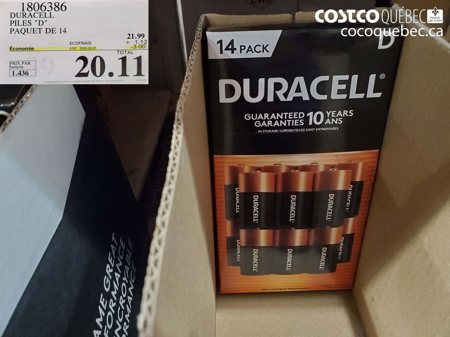 1806386 DURACELL PILES
