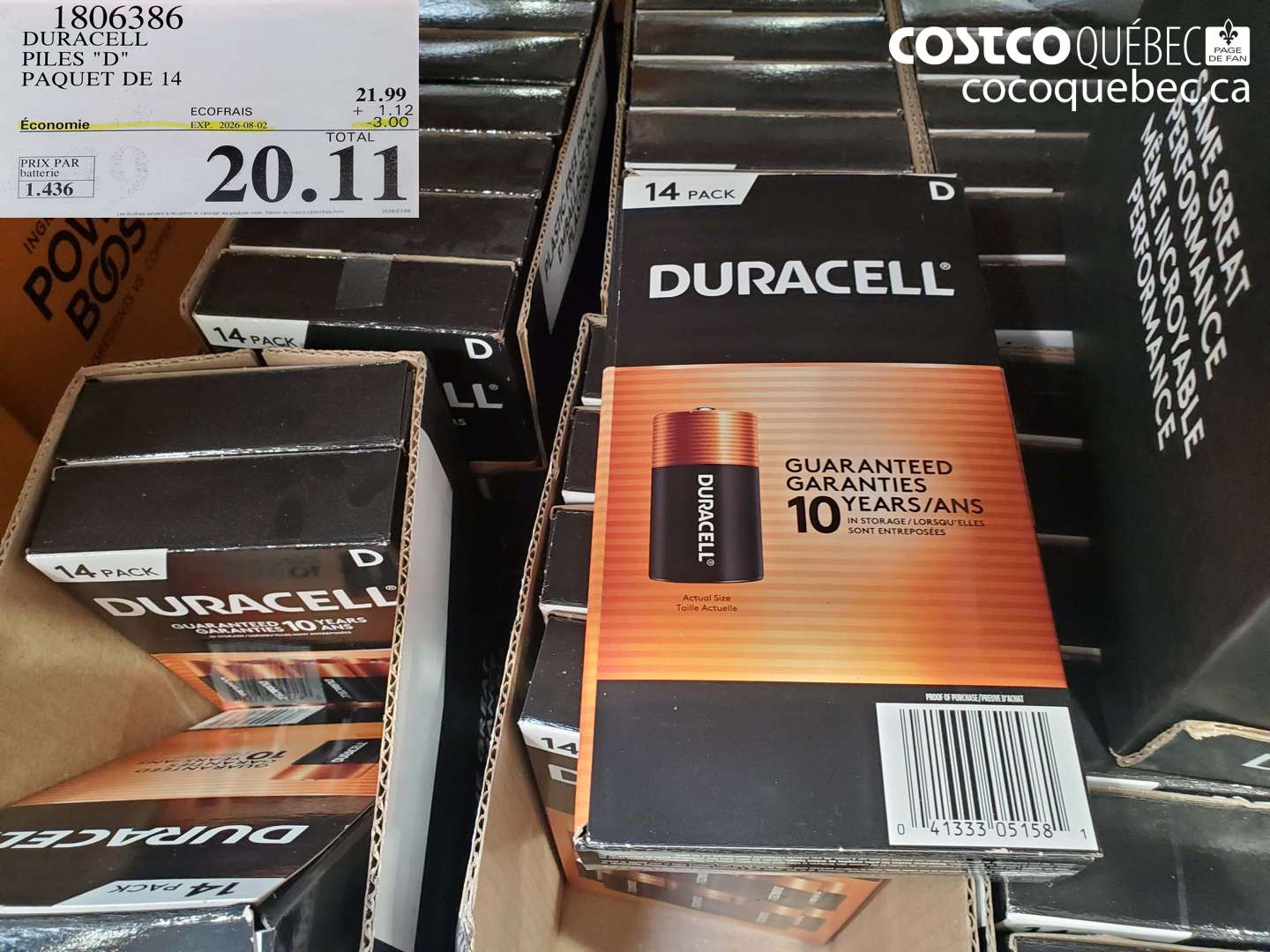 1806386 DURACELL PILES 