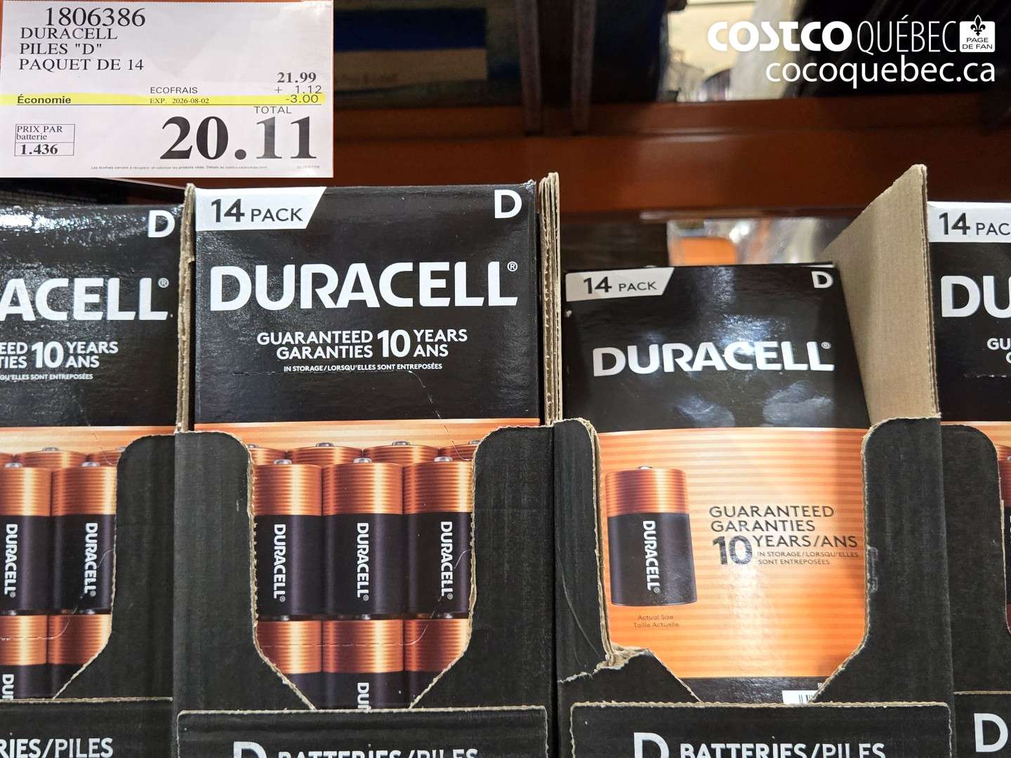 1806386 DURACELL PILES 