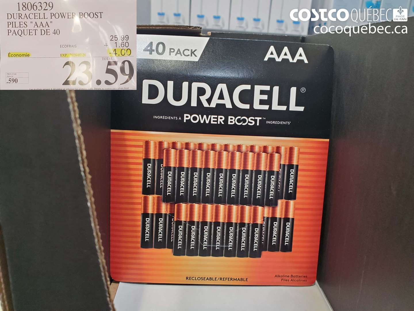1806329 DURACELL POWER BOOST PILES 