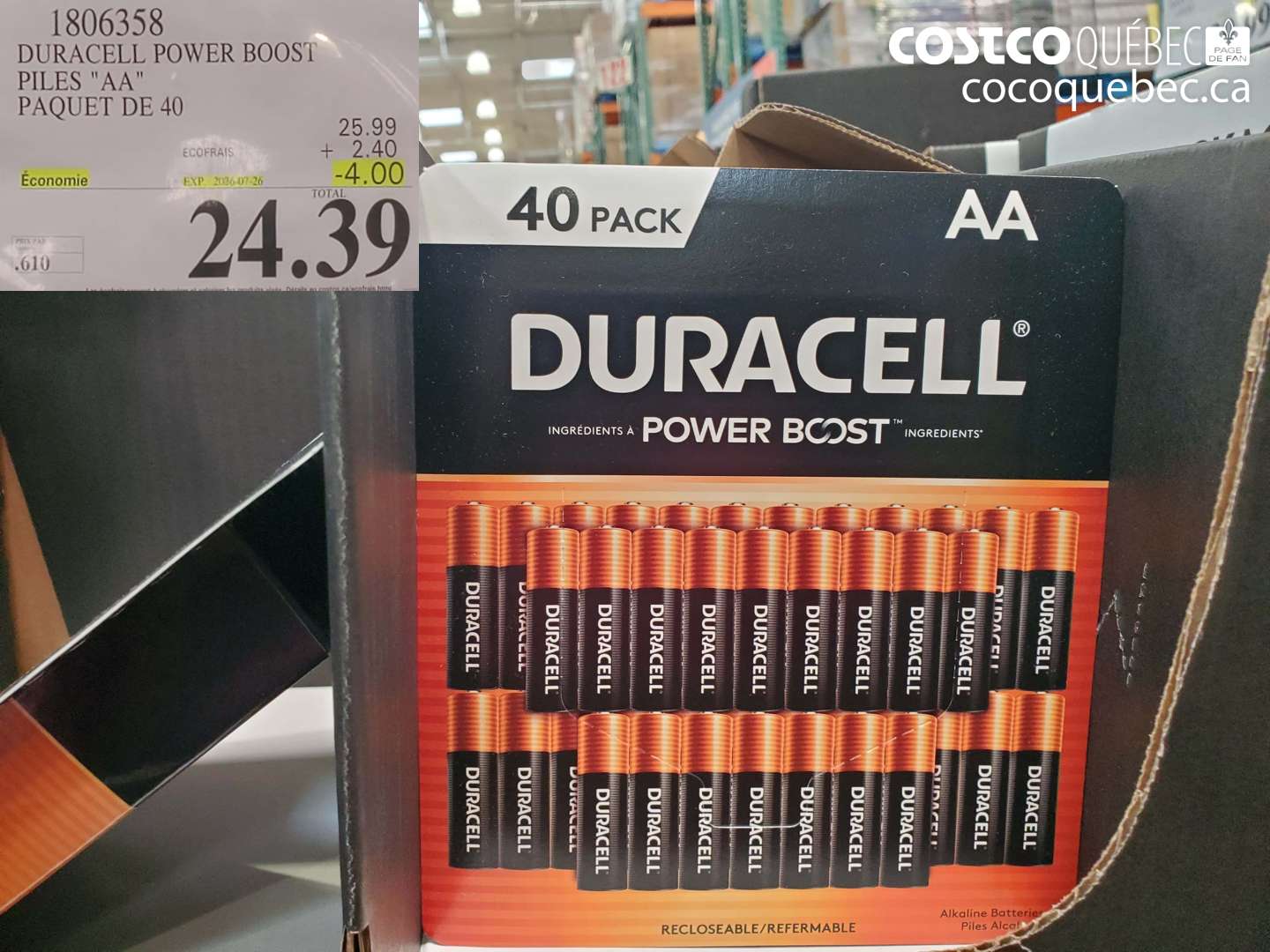 1806358 DURACELL POWER BOOST PILES 