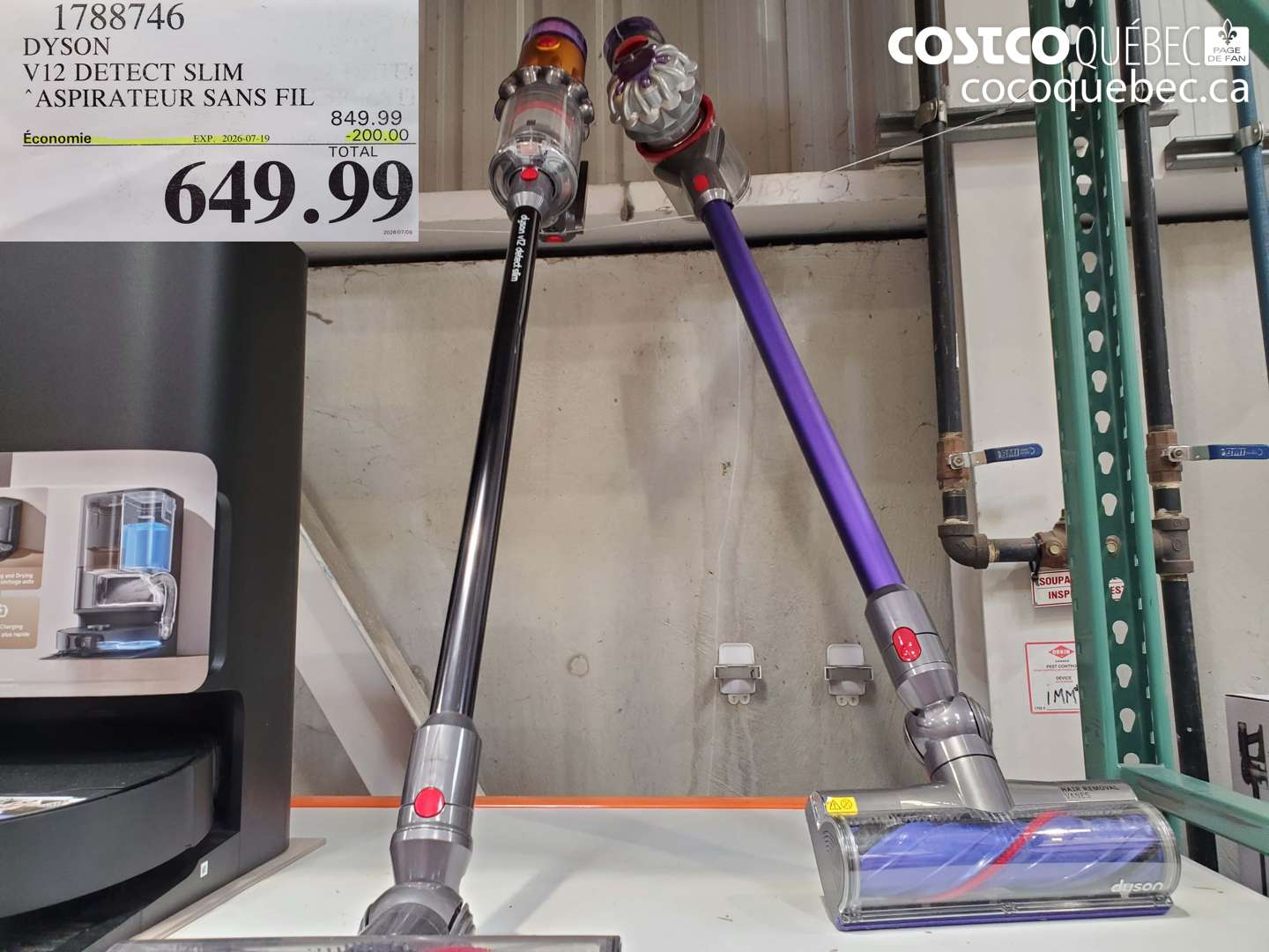 1788746 DYSON V12 DETECT SLIM ($200.00 INSTANT SAVINGS EXPIRES ON 2026-07-19) $649.99