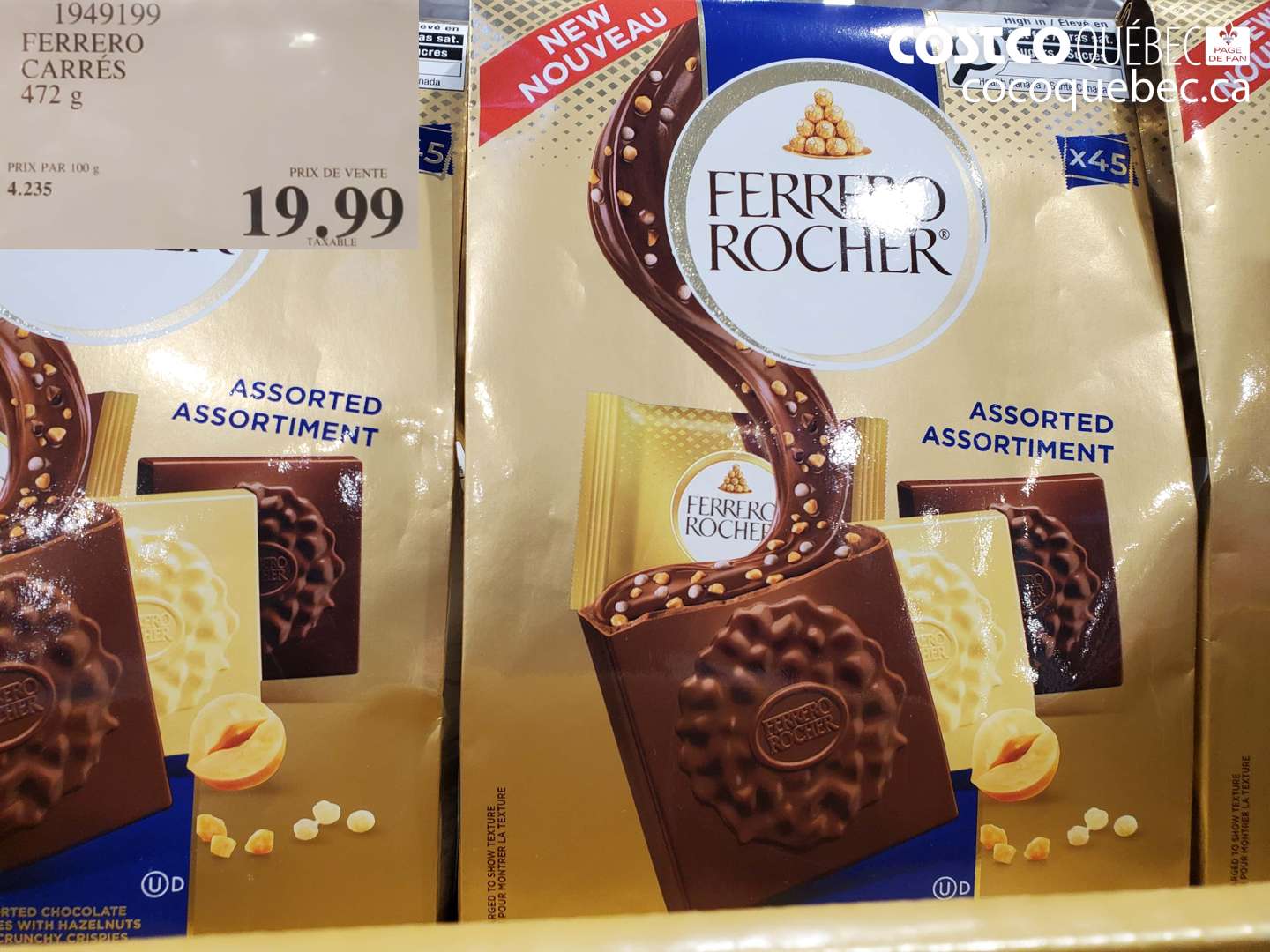 1949199 FERRERO CARRES 472 G $19.99
