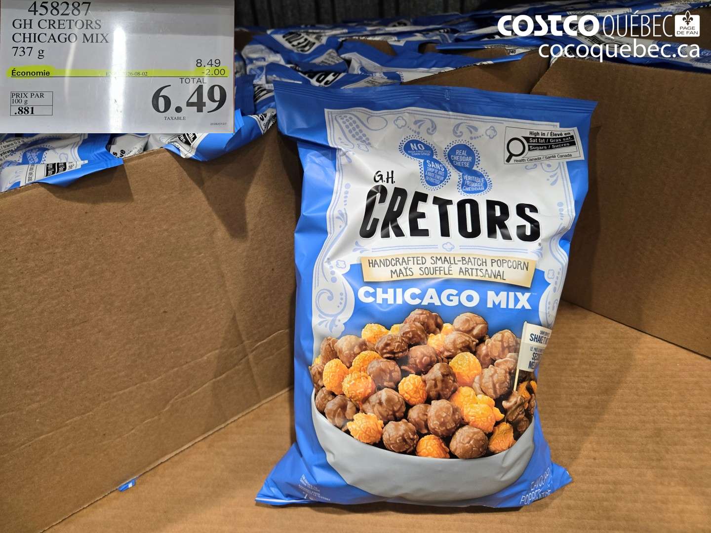 458287 GH CRETORS CHICAGO MIX ($2.00 INSTANT SAVINGS EXPIRES ON 2026-08-02) $6.49