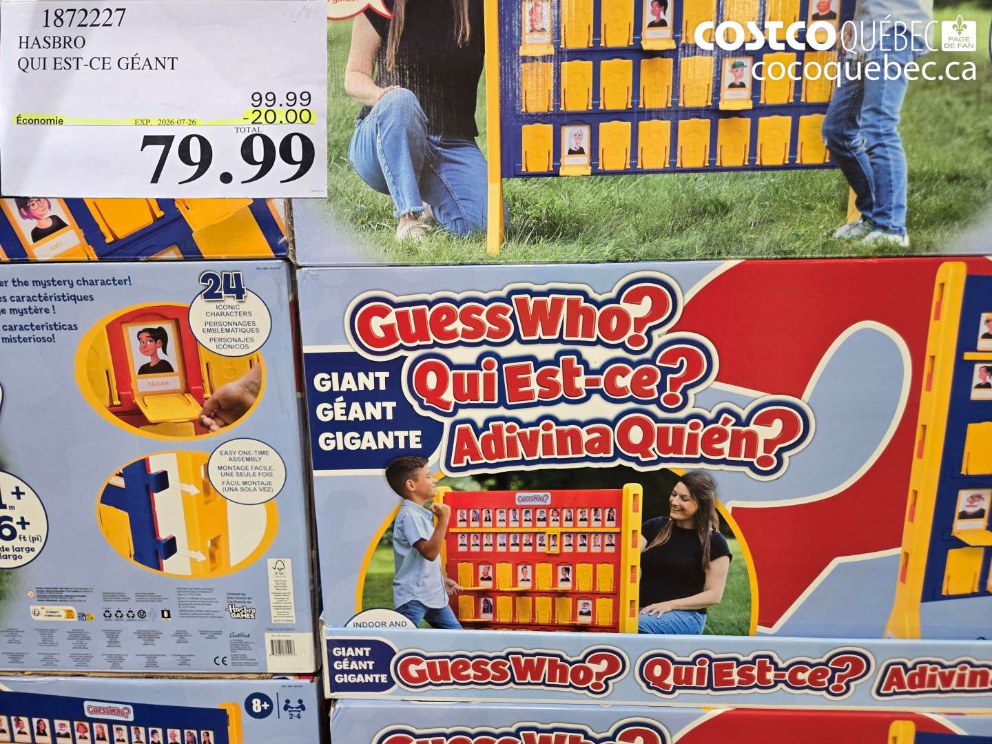 1872227 HASBRO QUI EST-CE GÉANT ($20.00 INSTANT SAVINGS EXPIRES ON 2026-07-26) $79.99