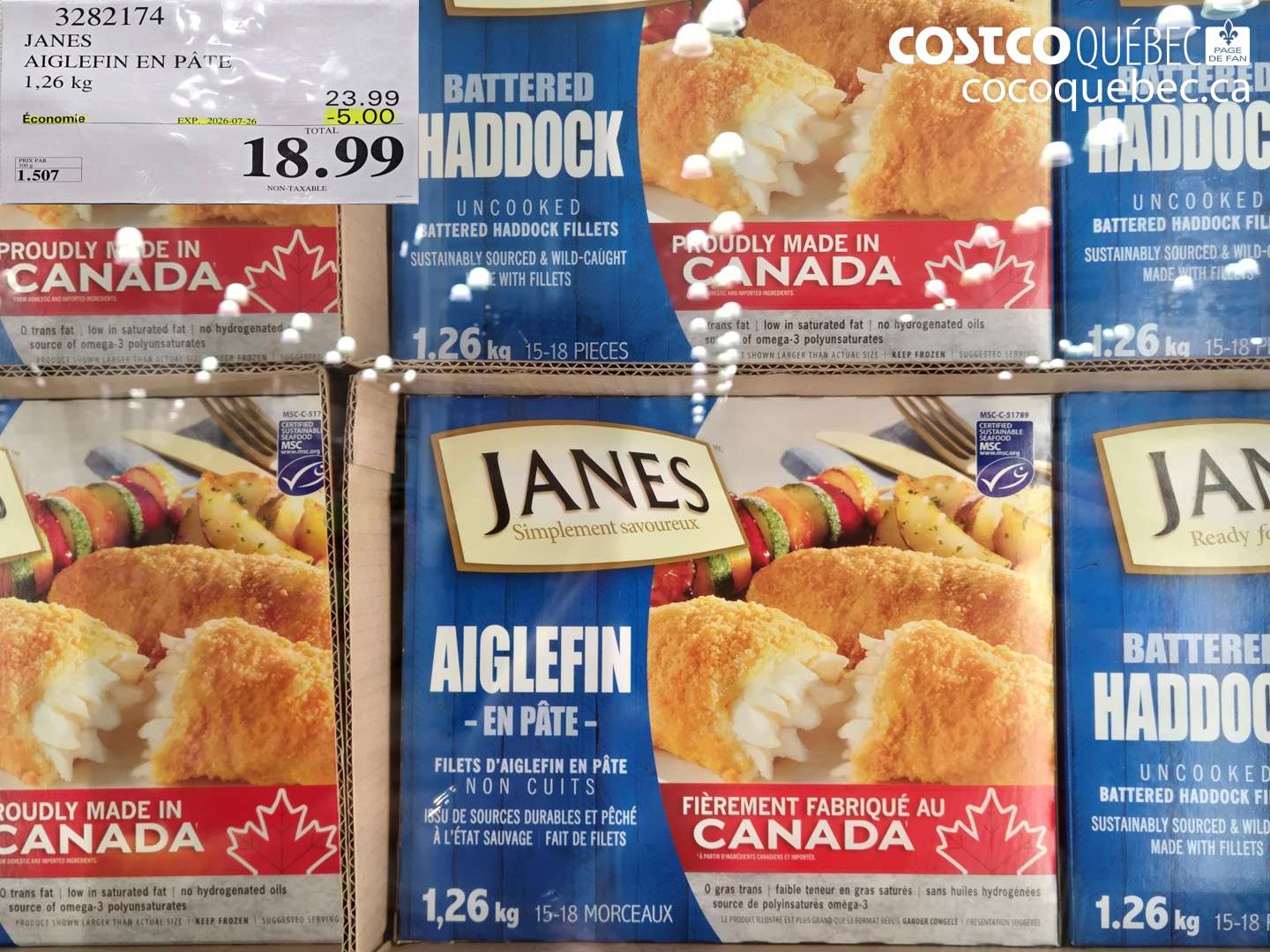 3282174 JANES AIGLEFIN EN PÂTE ($5.00 INSTANT SAVINGS EXPIRES ON 2026-07-26) $18.99