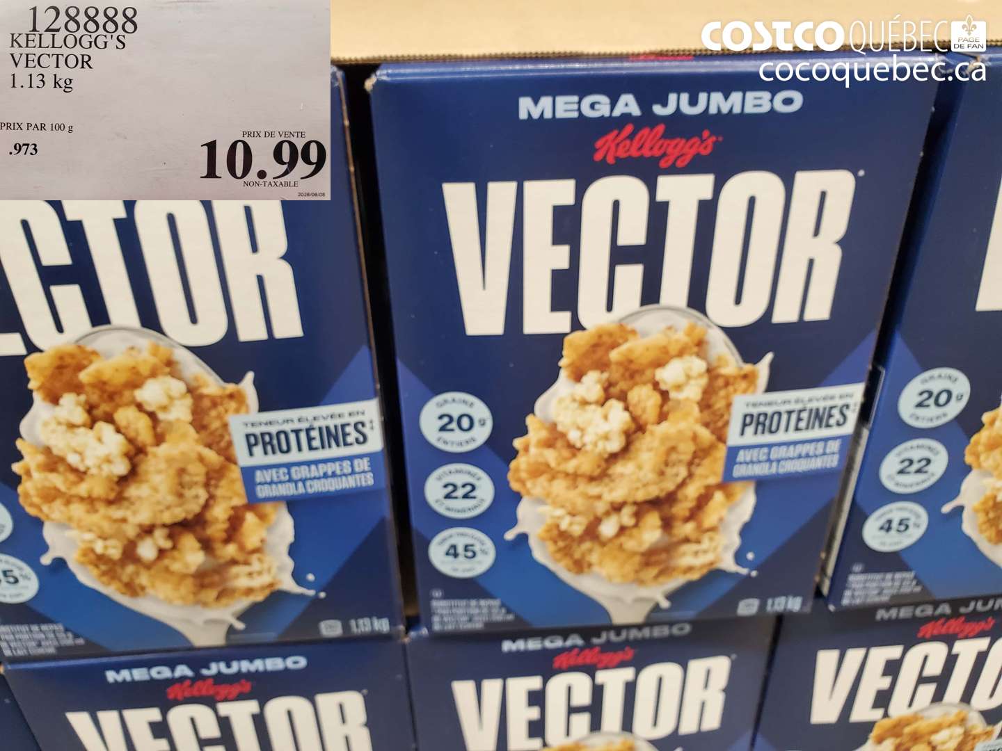 128888 KELLOGG'S VECTOR 1.13 KG $10.99