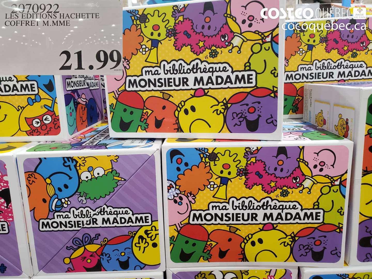 2070922 LES EDITIONS HACHETTE COFFRET M.MME $21.99