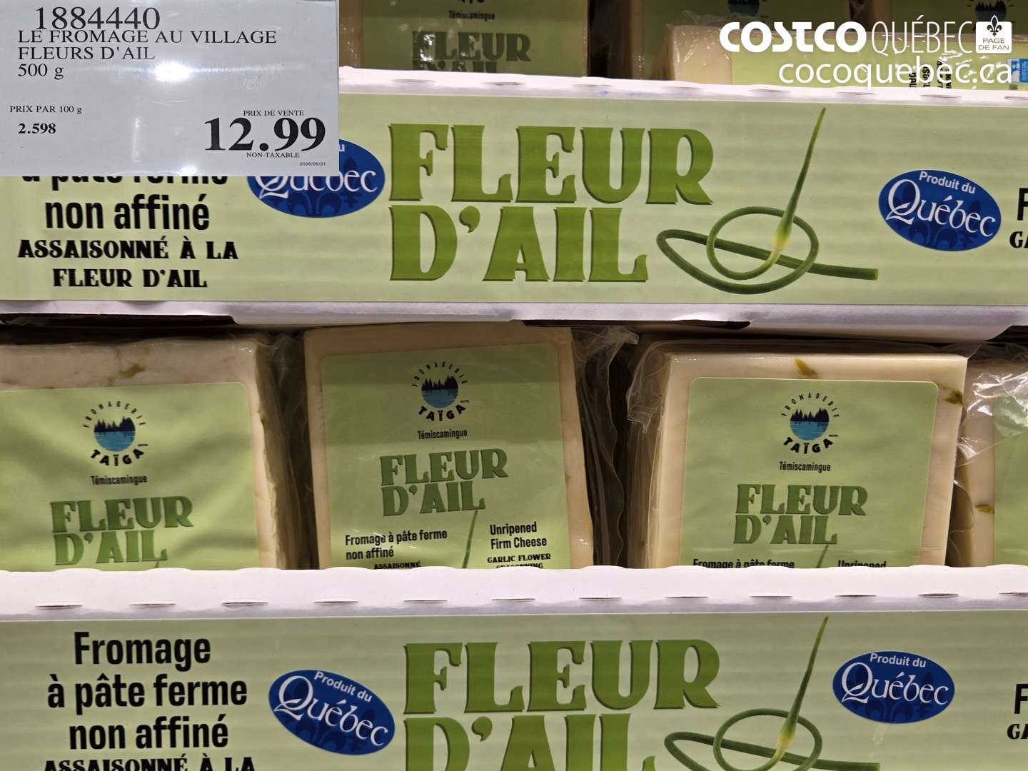 1884440 LE FROMAGE AU VILLAGE FLEURS D'AIL $12.99