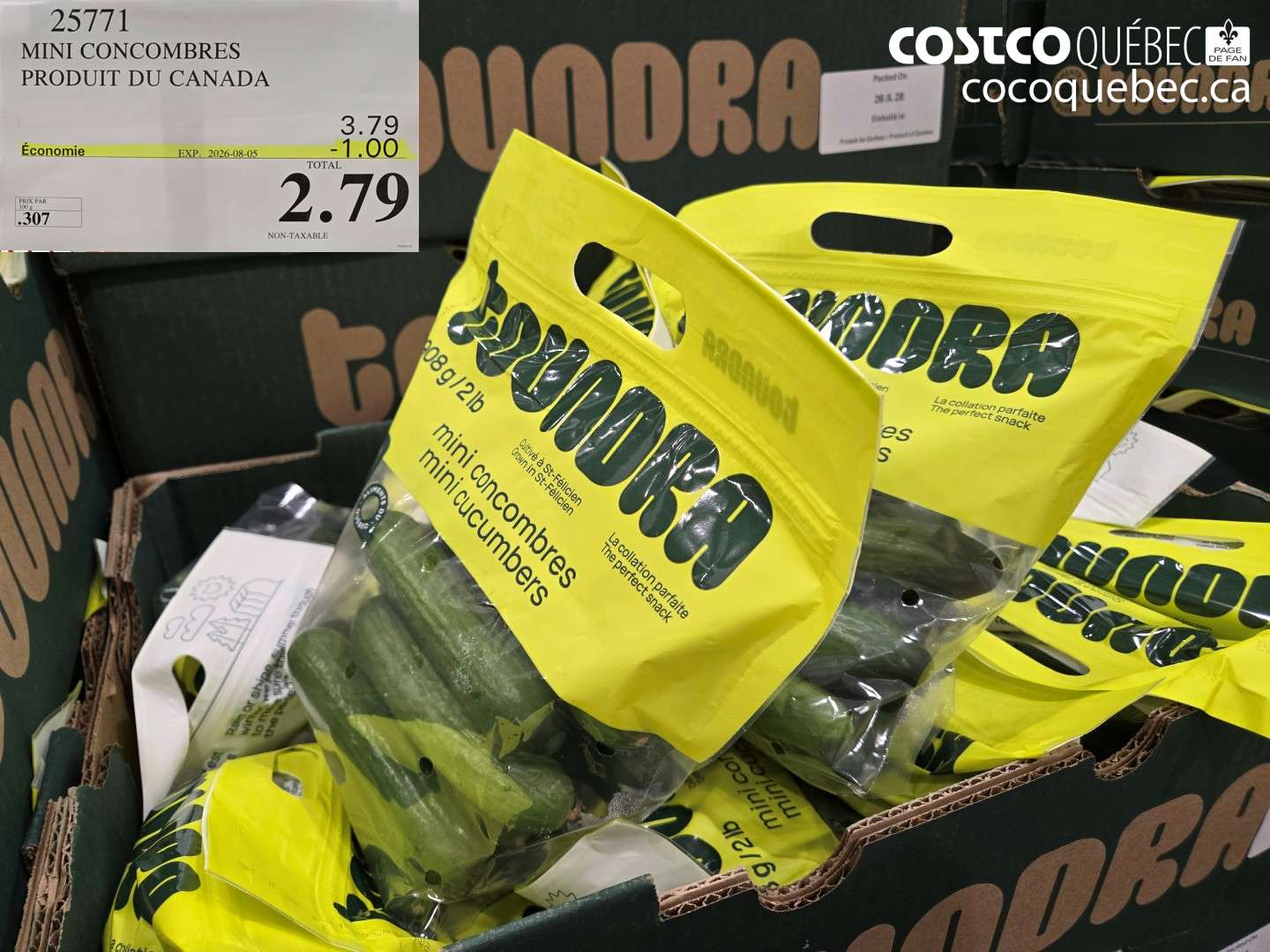25771 MINI CONCOMBRES ($1.00 INSTANT SAVINGS EXPIRES ON 2026-08-05) $2.79