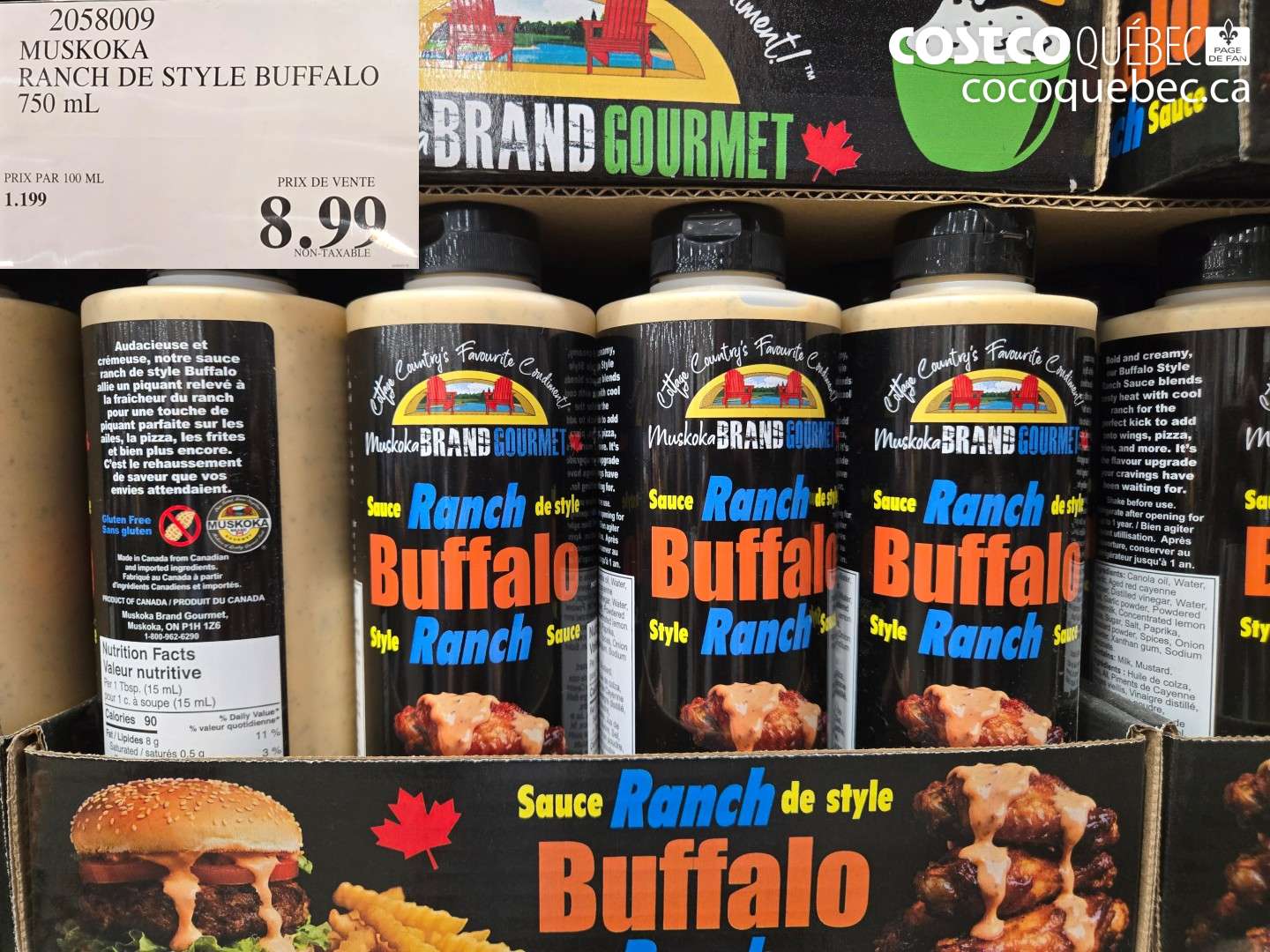 2058009 MUSKOKA RANCH DE STYLE BUFFALO $8.99
