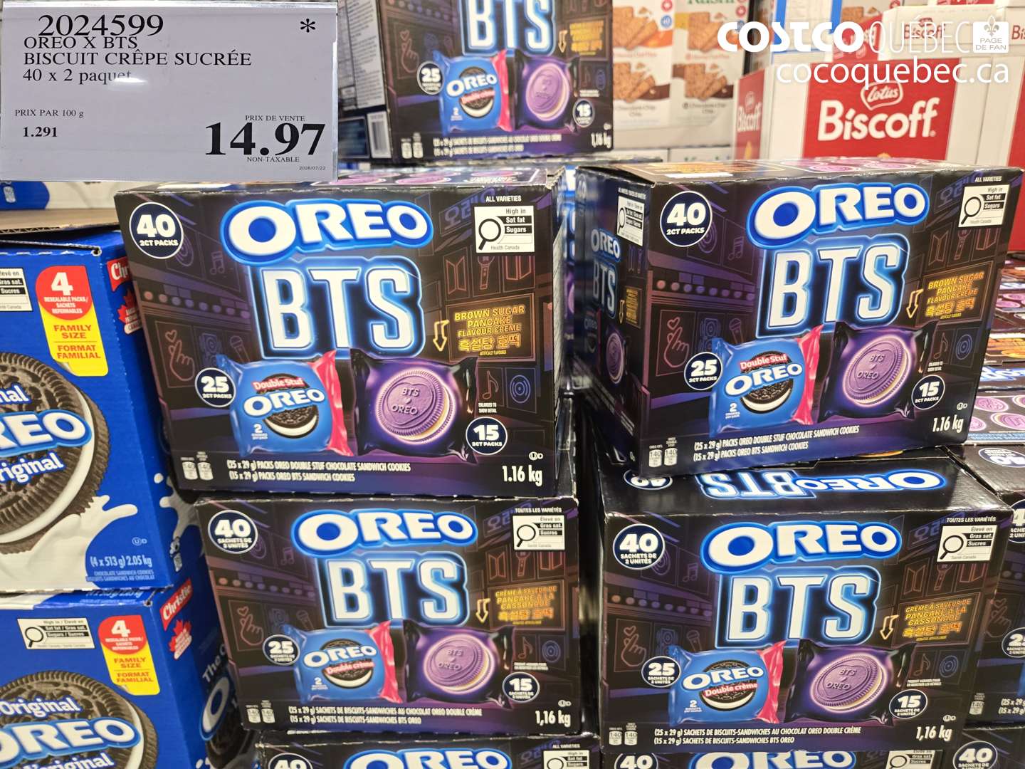 2024599 OREO X BTS BISCUIT CRÊPE SUCRÉE $14.97