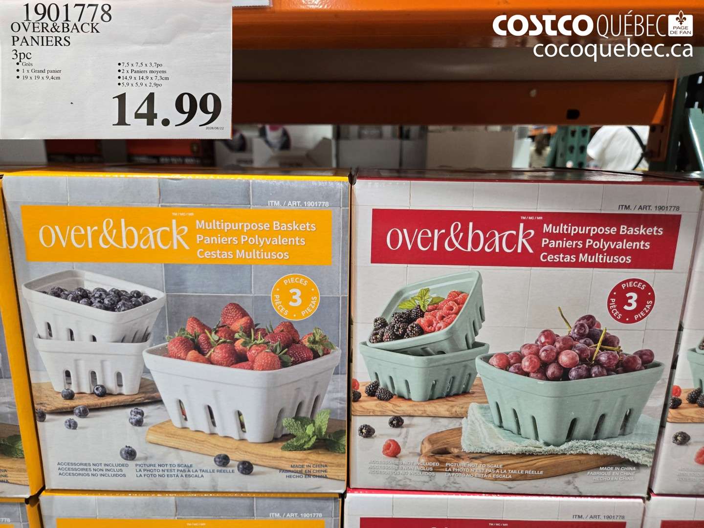 1901778 OVER&BACK PANIERS 3PC $14.99