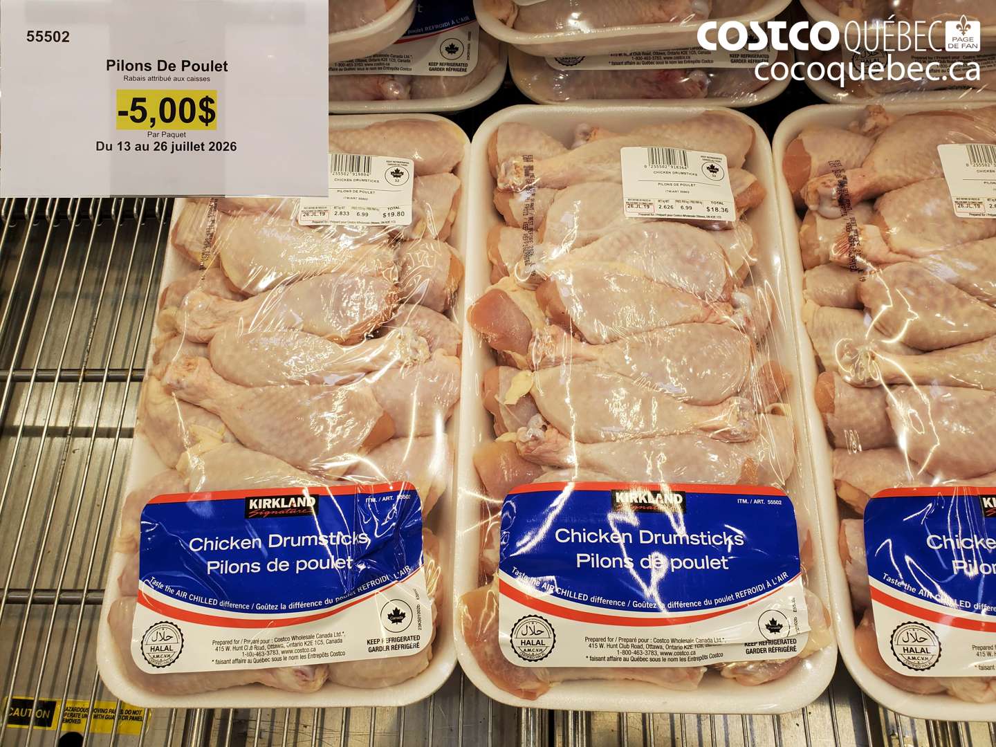 55502 PILONS DE POULET ($5.00 INSTANT SAVINGS EXPIRES ON 2026-07-26)
