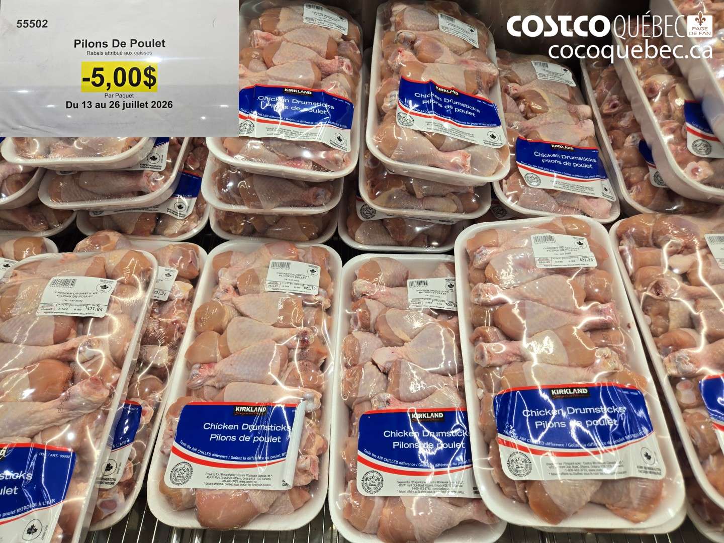 55502 PILONS DE POULET ($5.00 INSTANT SAVINGS EXPIRES ON 2026-07-26)