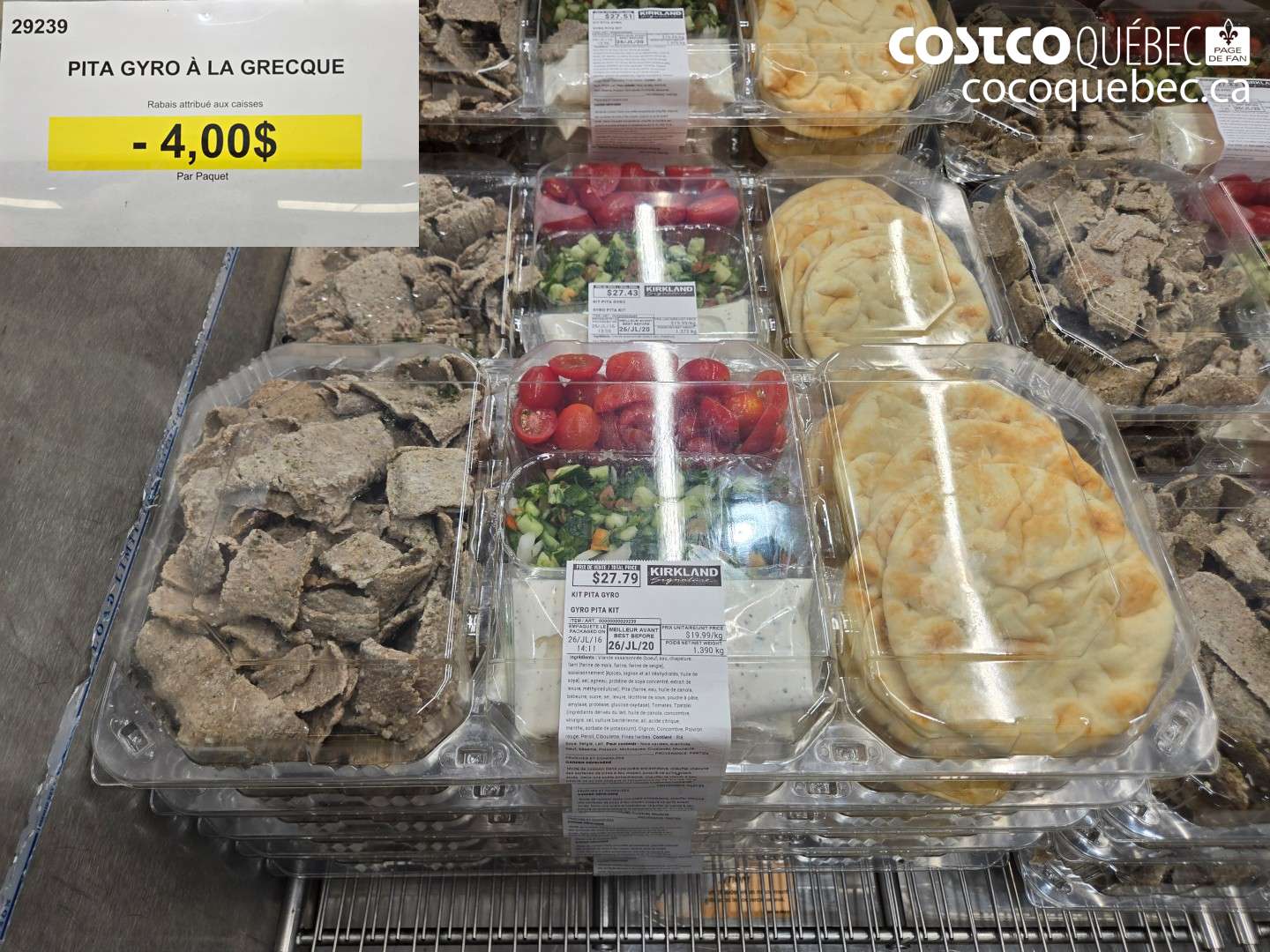 29239 PITA GYRO À LA GRECQUE ($4.00 INSTANT SAVINGS)