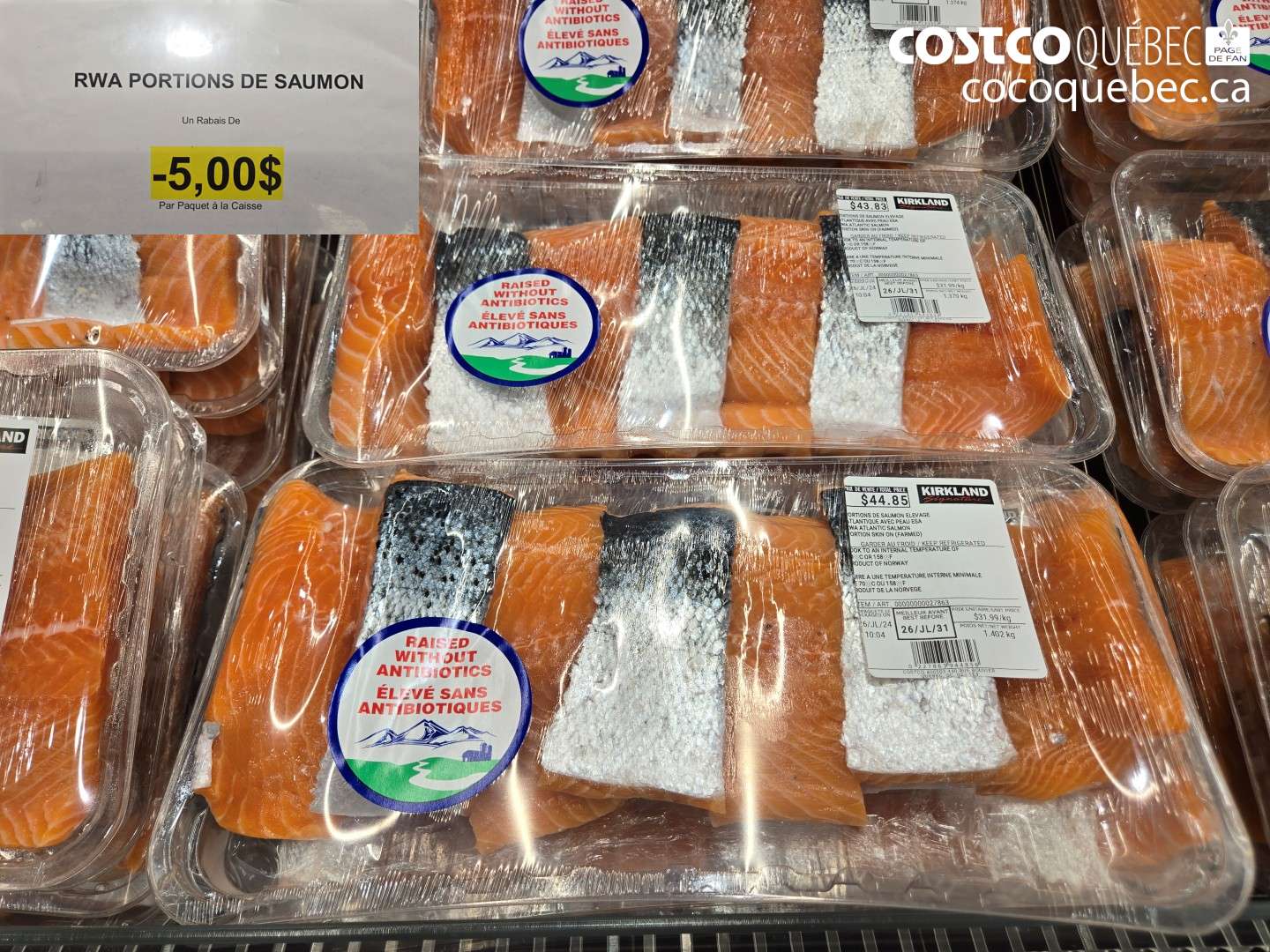27863 RWA PORTIONS DE SAUMON ($5.00 INSTANT SAVINGS)
