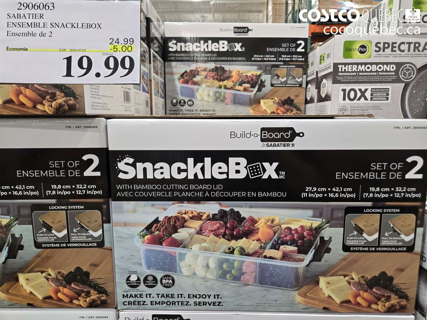 2906063 SABATIER ENSEMBLE SNACKLEBOX ($5.00 INSTANT SAVINGS EXPIRES ON 2026-07-03) $19.99