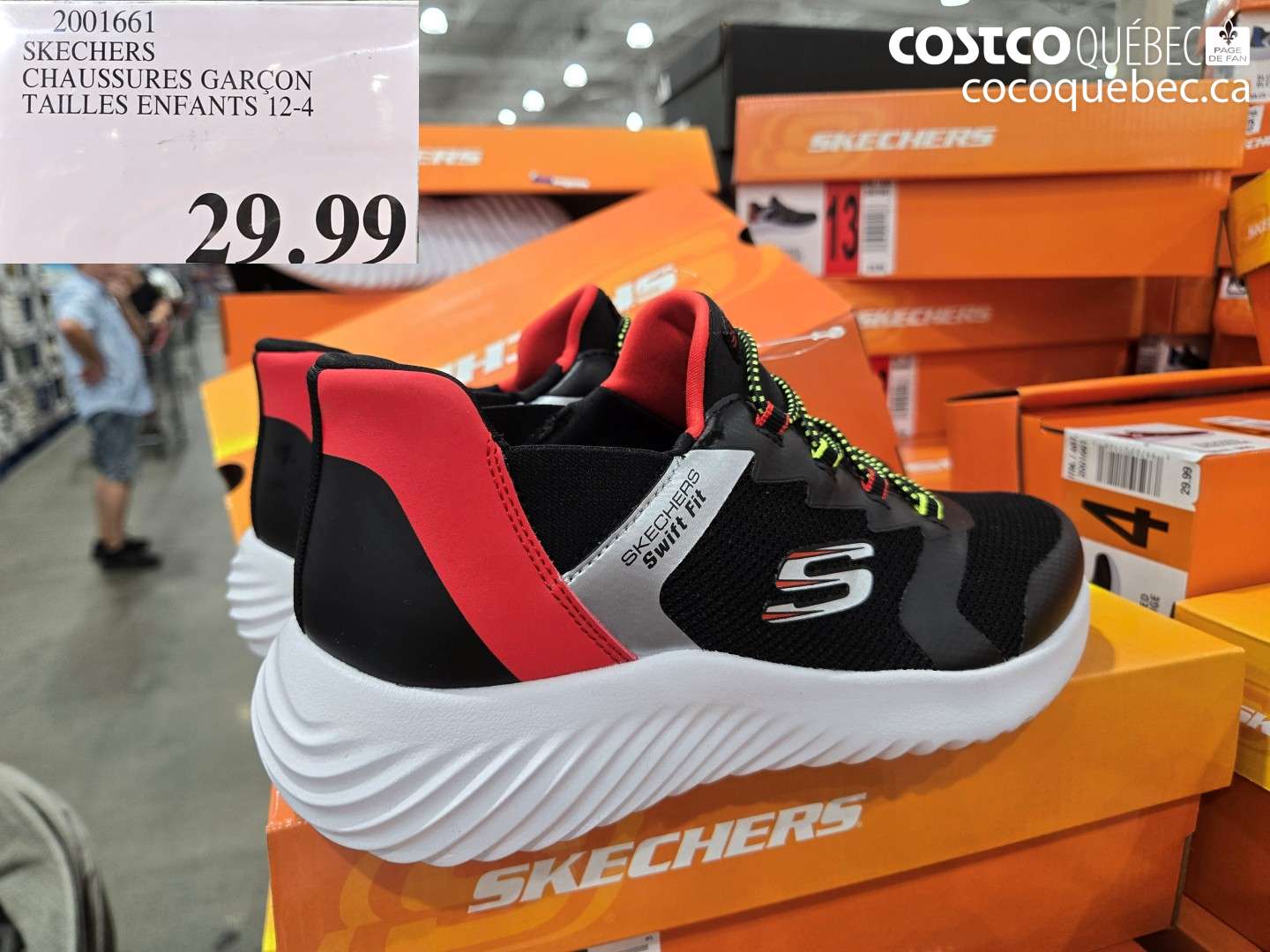 2001661 SKECHERS CHAUSSURES GARÇON TAILLES ENFANTS 12-4 $29.99