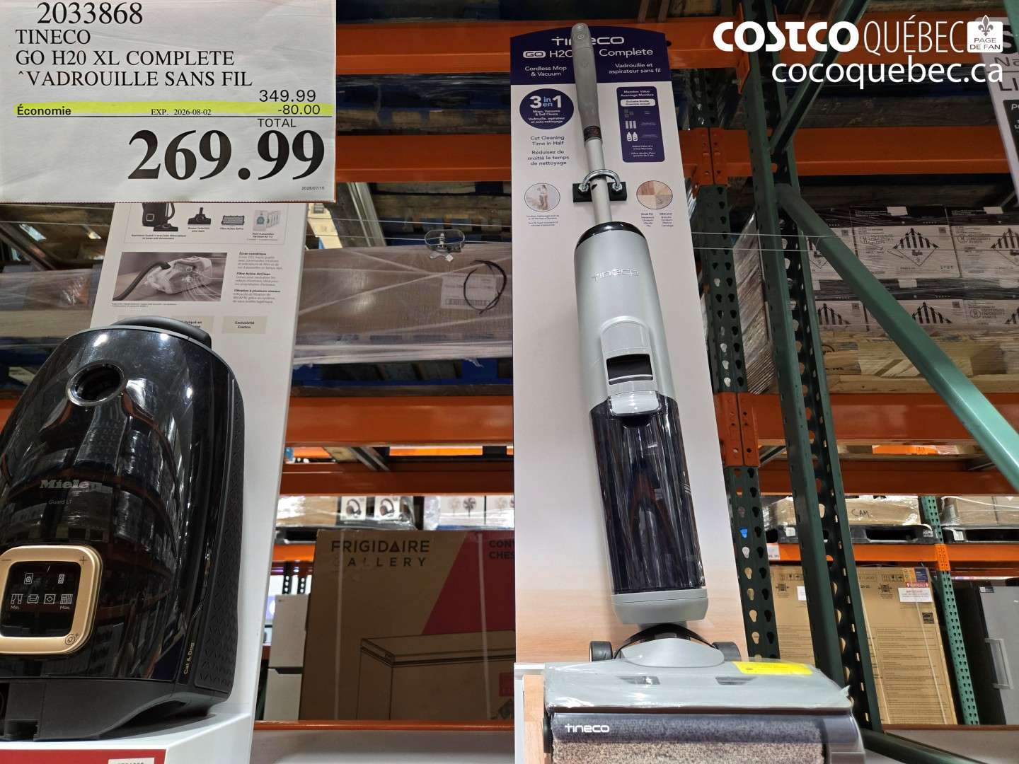 2033868 TINECO GO H20 XL COMPLETE ($80.00 INSTANT SAVINGS EXPIRES ON 2026-08-02) $269.99