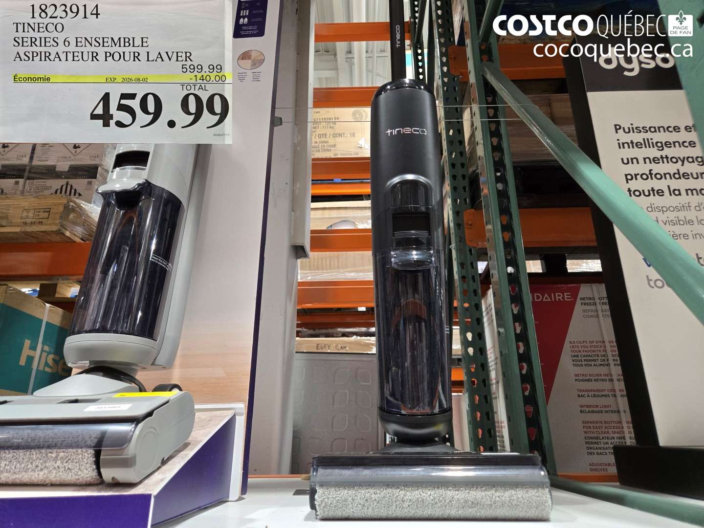1823914 TINECO SERIES 6 ENSEMBLE ASPIRATEUR POUR LAVER ($140.00 INSTANT SAVINGS EXPIRES ON 2026-08-02) $459.99