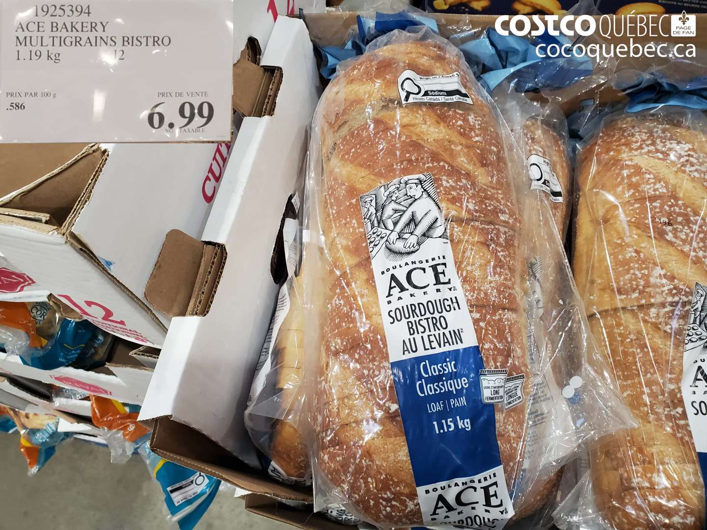 1925394 ACE BAKERY MULTIGRAINS BISTRO $6.99