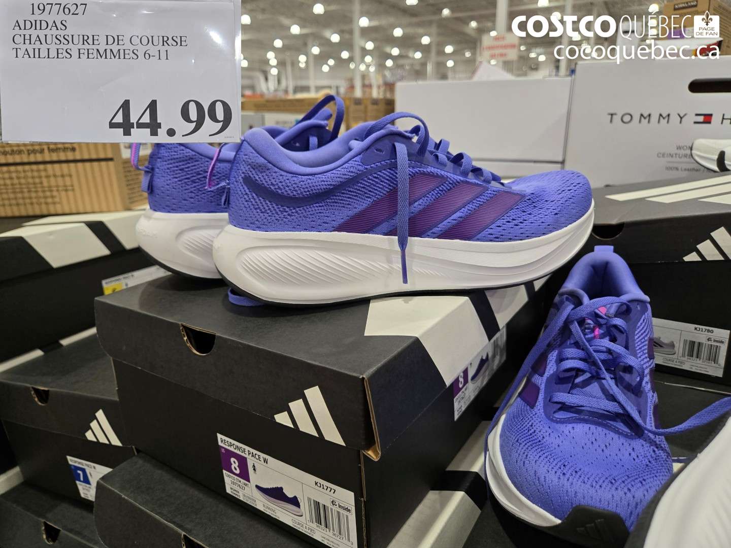 1977627 ADIDAS CHAUSSURE DE COURSE TAILLES FEMMES 6-11 $44.99