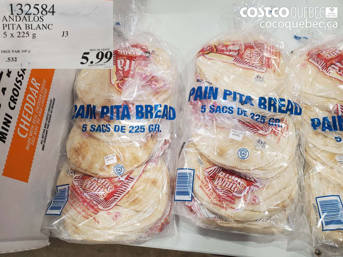 132584 ANDALOS PITA BLANC $5.99