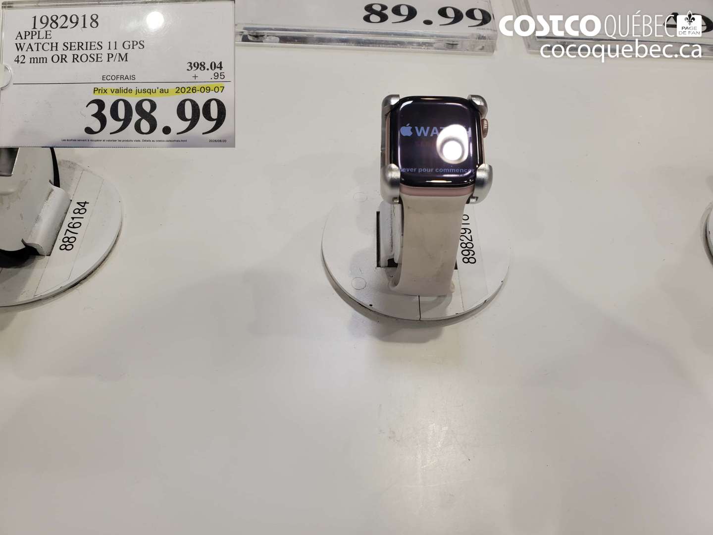 1982918 APPLE WATCH SERIES 11 GPS 42 MM OR ROSE P/M (EXPIRES ON 2026-09-07) $398.99