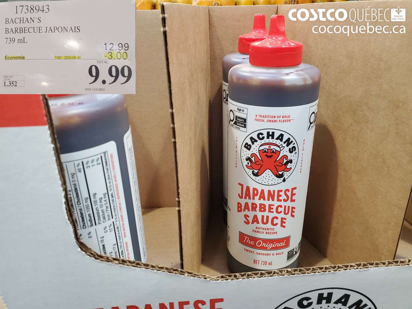 1738943 BACHAN'S BARBECUE JAPONAIS ($3.00 INSTANT SAVINGS EXPIRES ON 2026-08-30) $9.99