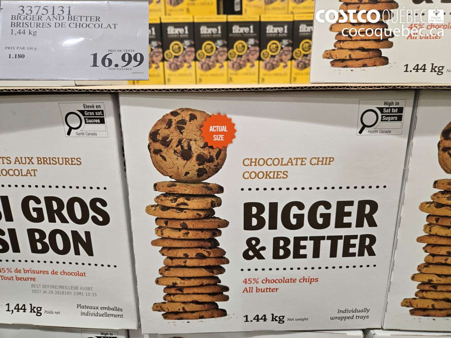 3375131 BIGGER AND BETTER BRISURES DE CHOCOLAT $16.99
