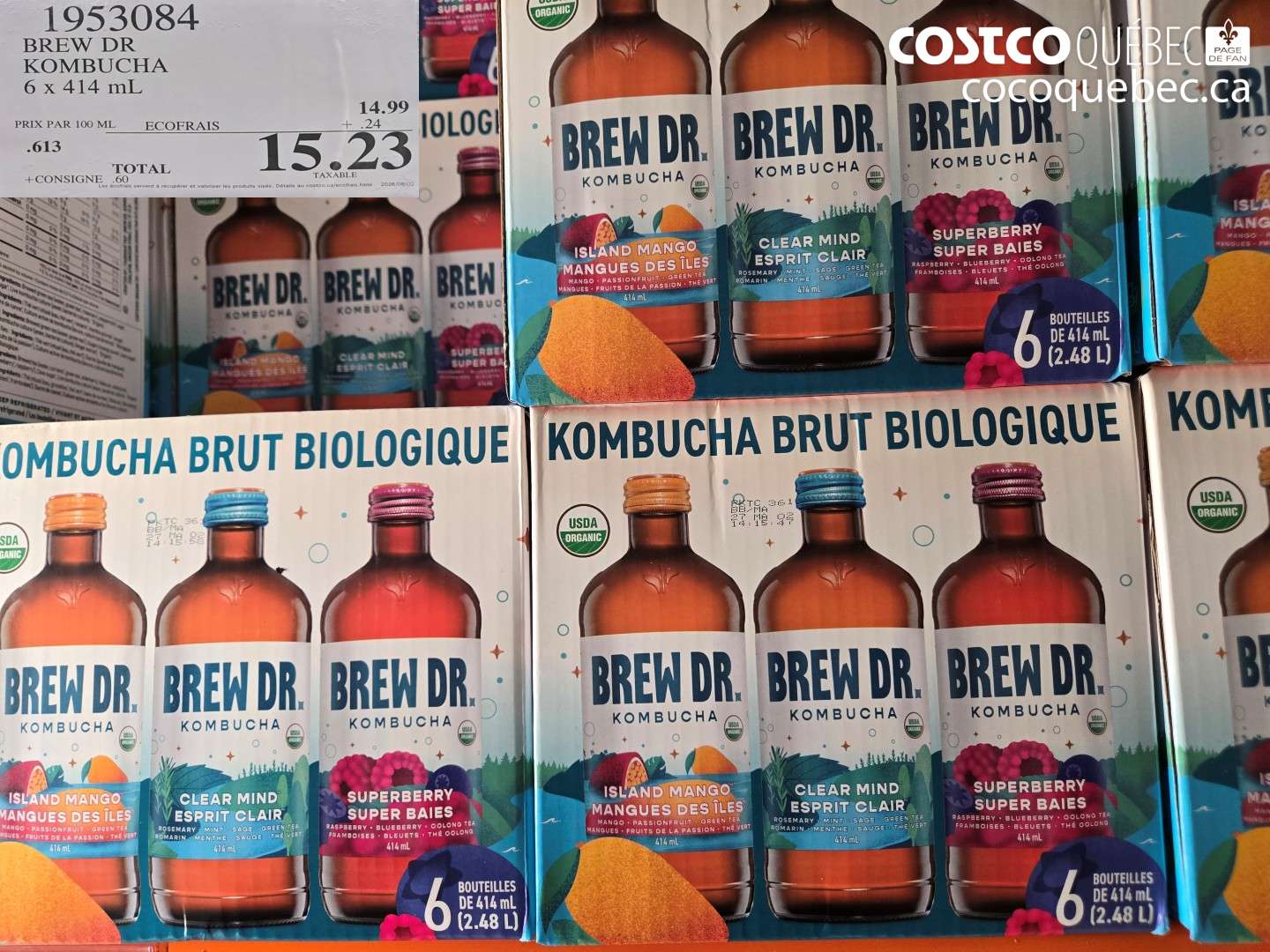 1953084 BREW DR KOMBUCHA $15.23