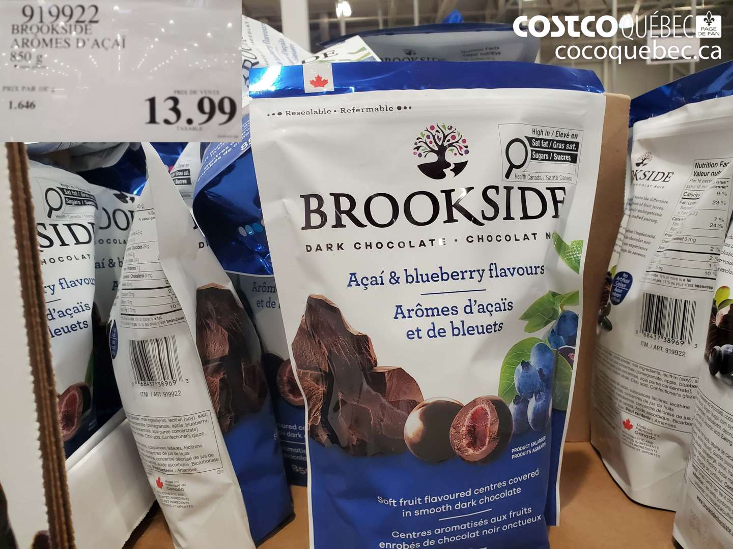 919922 BROOKSIDE AROMES D'ACAI $13.99