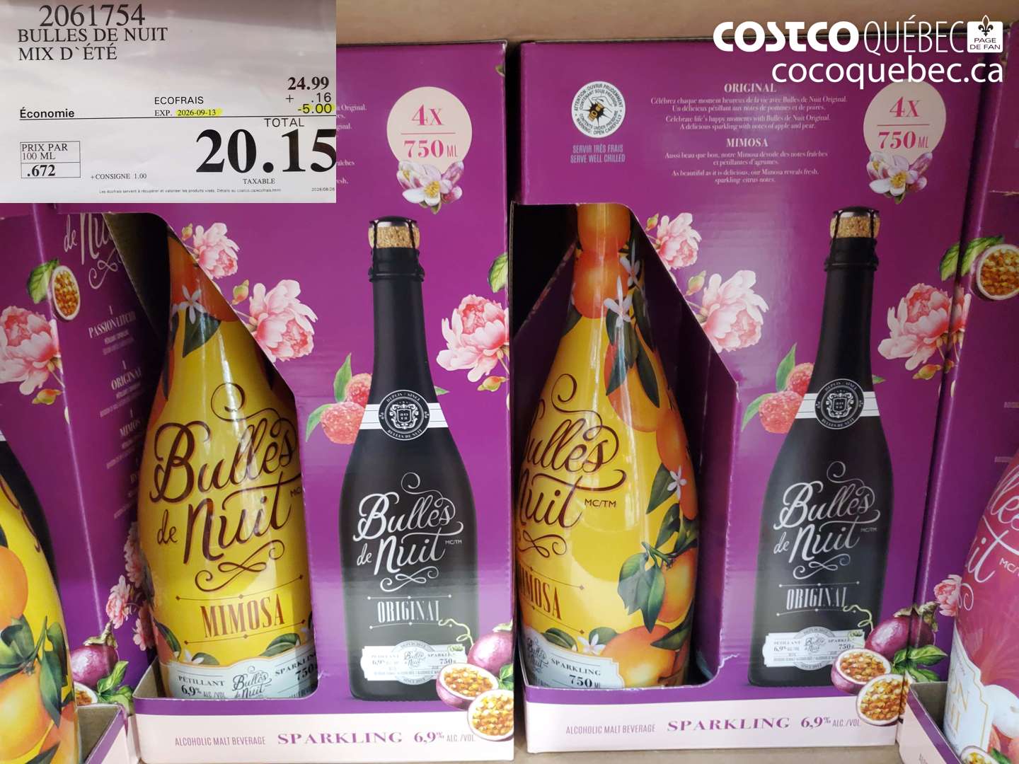 2061754 BULLES DE NUIT MIX D'ÉTÉ ($5.00 INSTANT SAVINGS EXPIRES ON 2026-09-13) $20.15