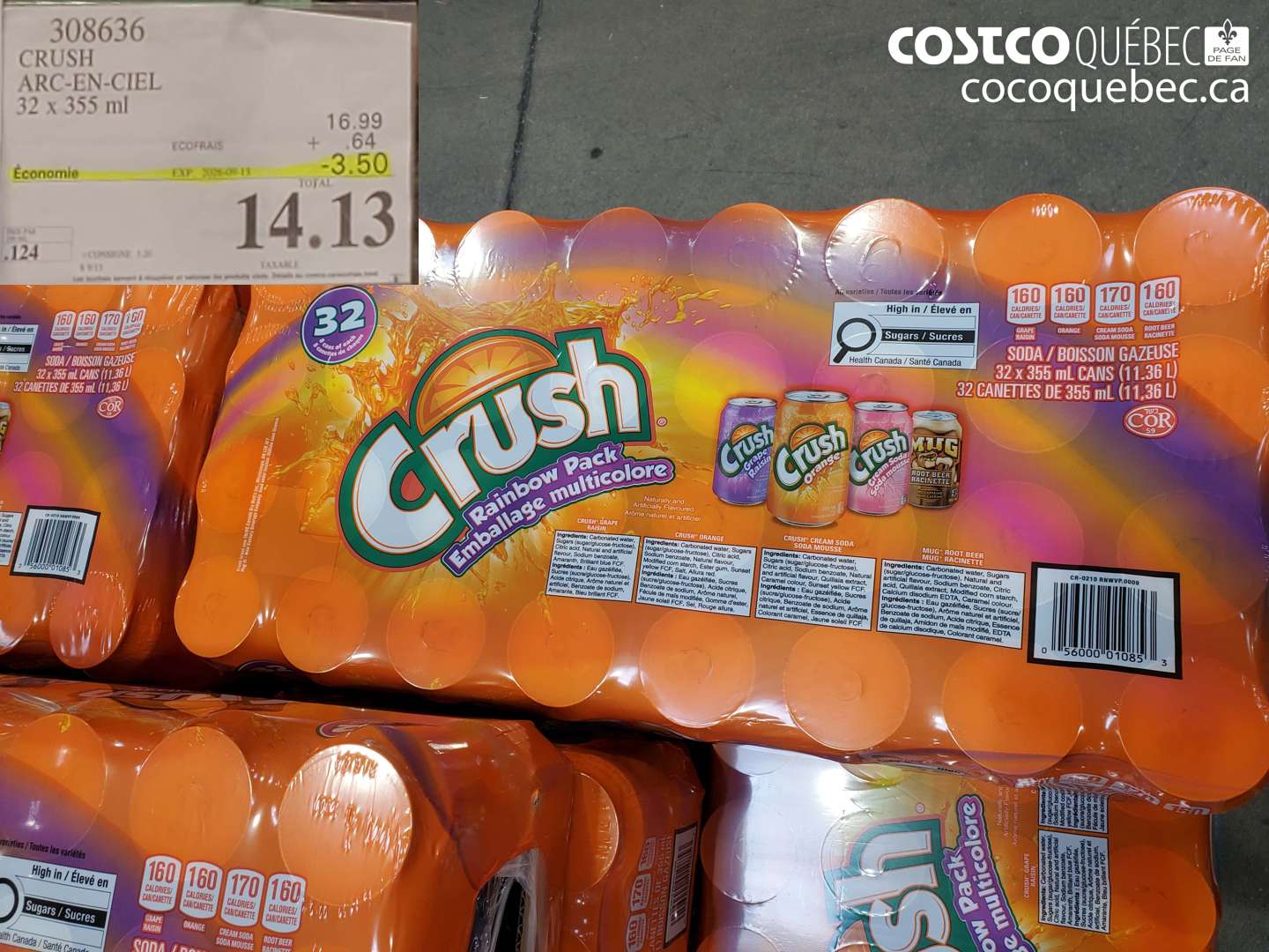 308636 CRUSH ARC-EN-CIEL ($3.50 INSTANT SAVINGS EXPIRES ON 2023-09-13) $14.13