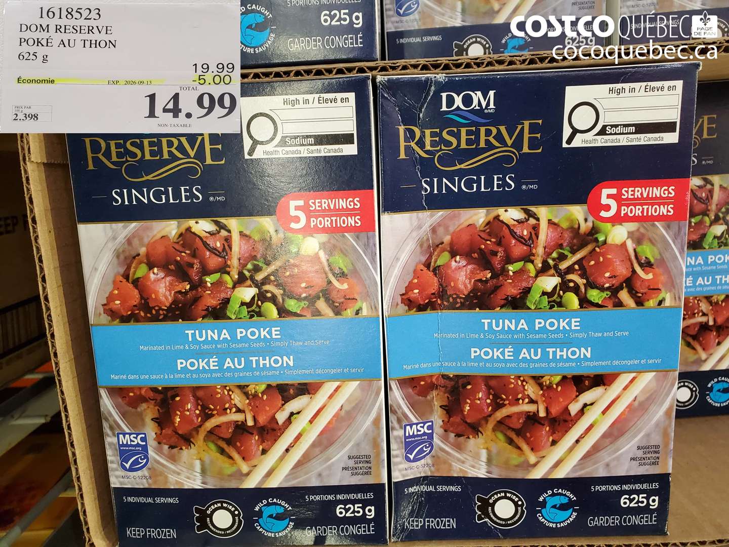 1618523 DOM RESERVE POKÉ AU THON ($5.00 INSTANT SAVINGS EXPIRES ON 2026-09-13) $14.99