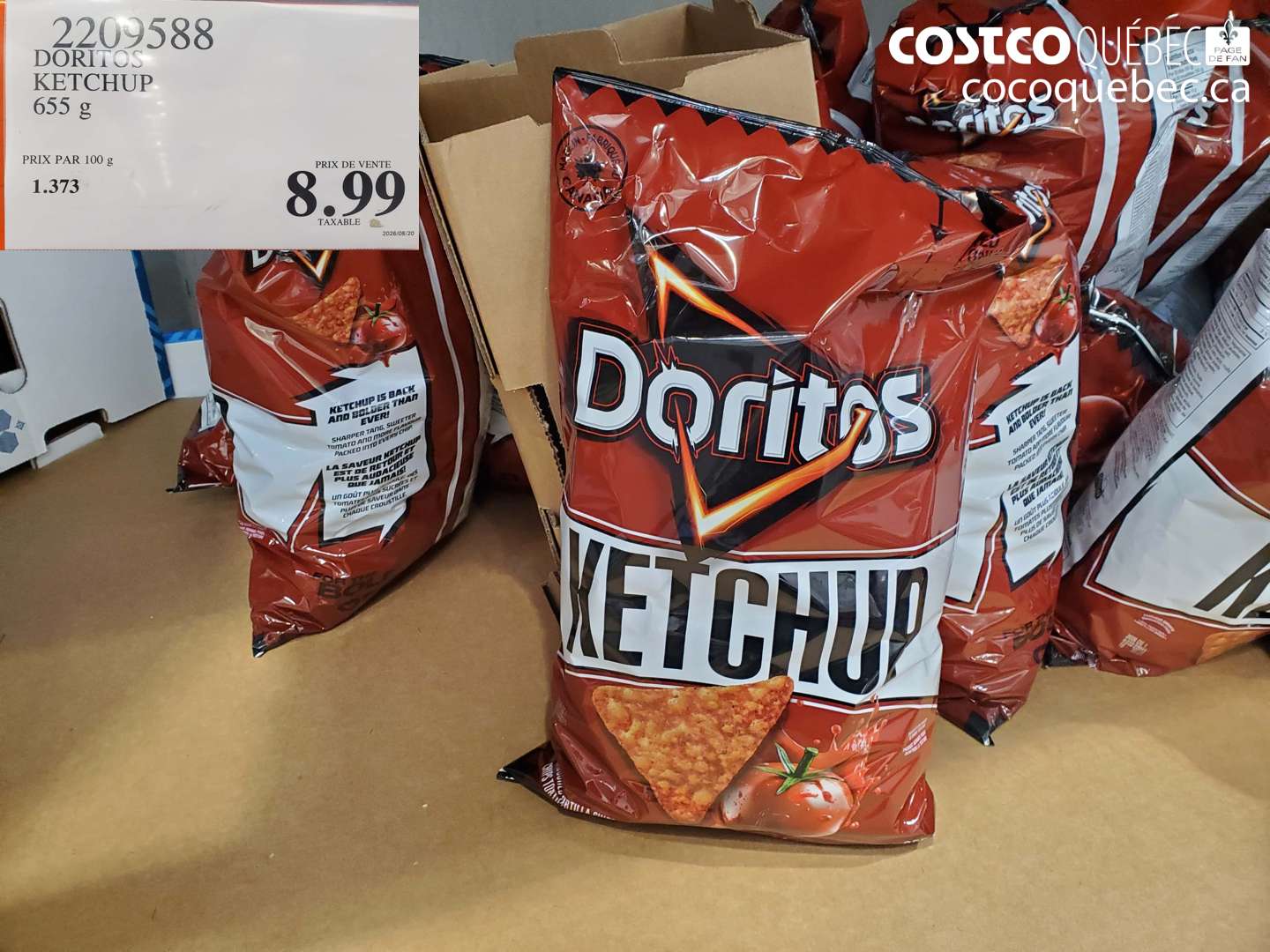 2209588 DORITOS KETCHUP $8.99
