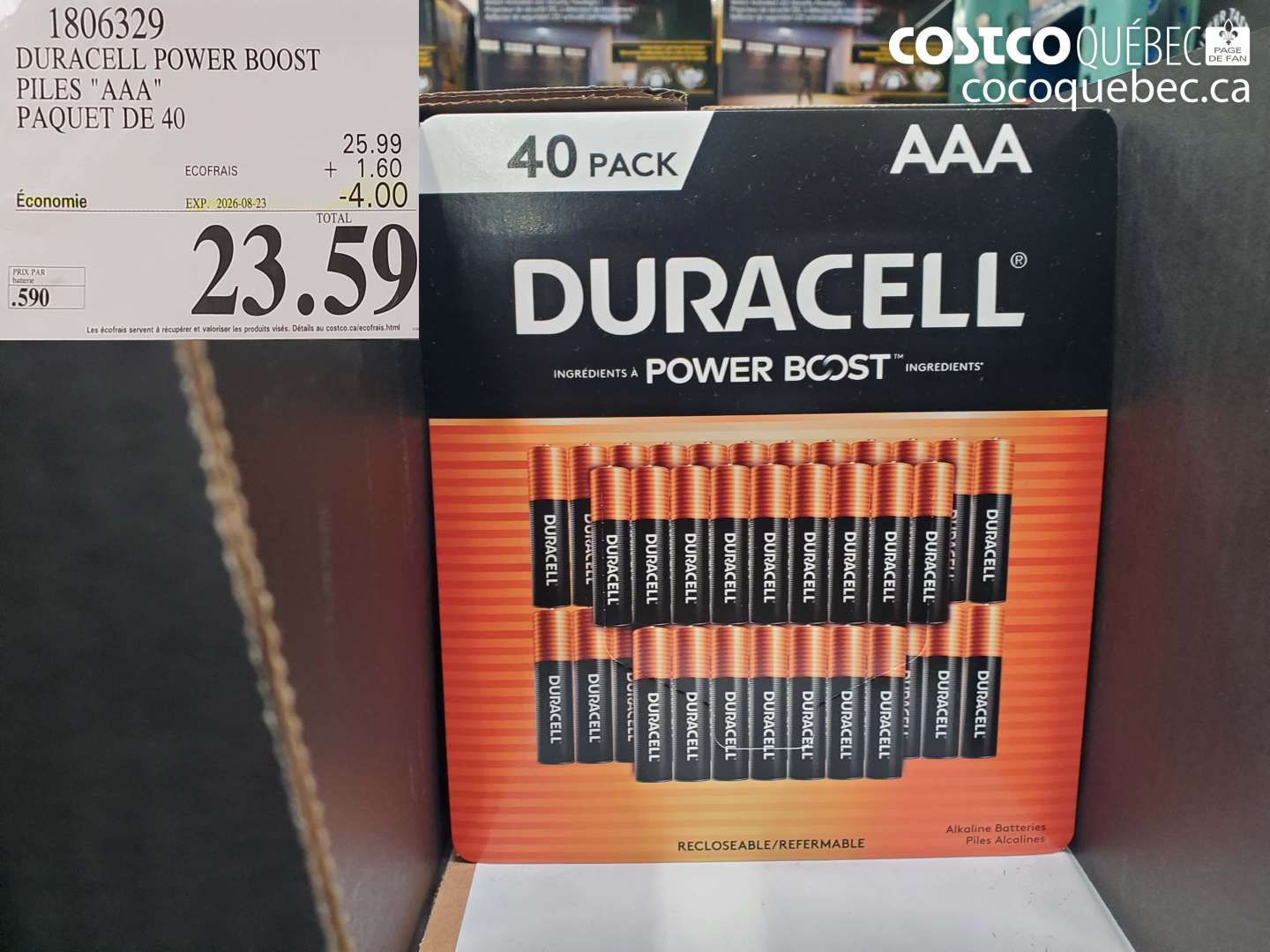 1806329 DURACELL POWER BOOST PILES 