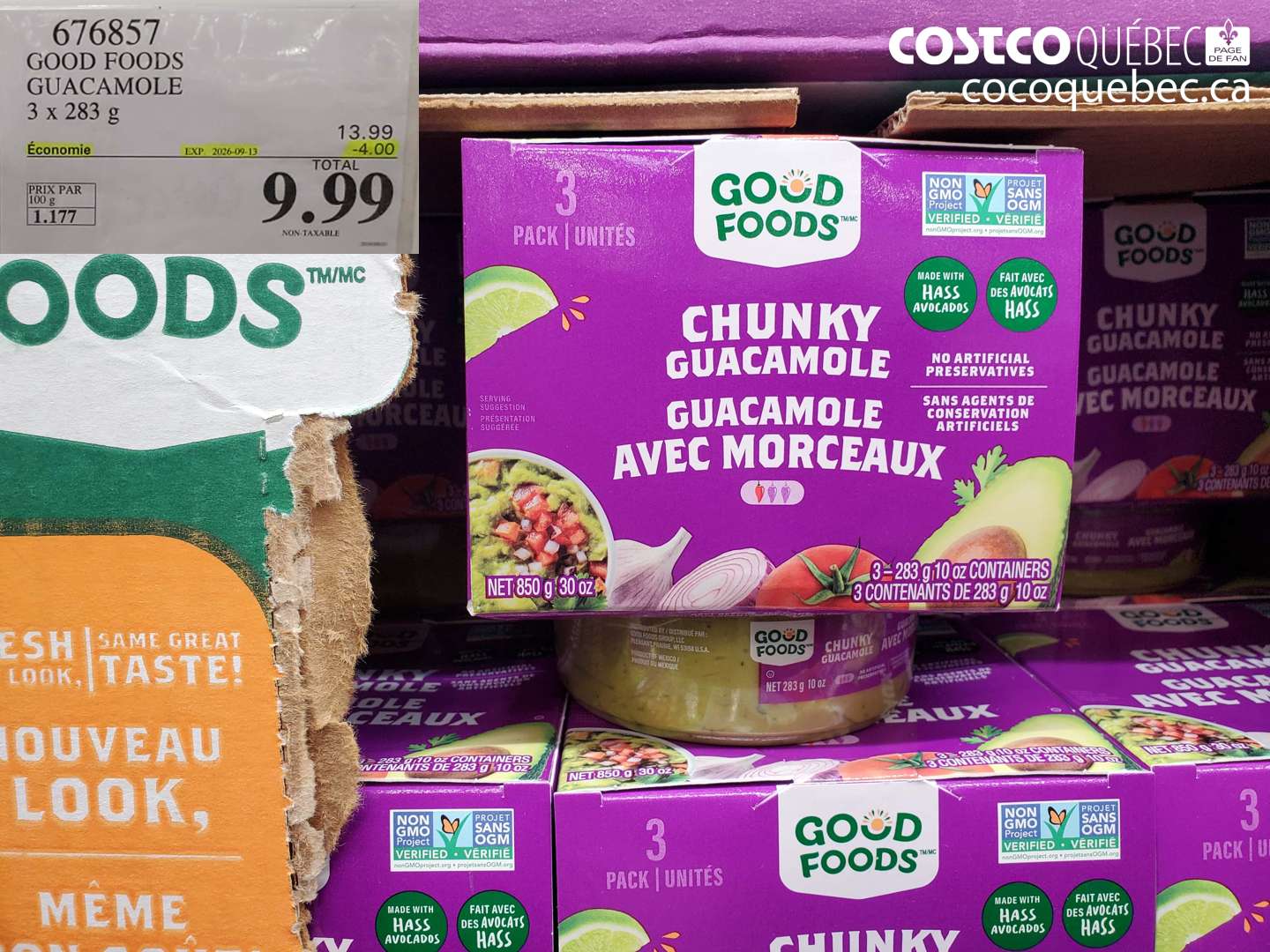 676857 GOOD FOODS GUACAMOLE ($4.00 INSTANT SAVINGS EXPIRES ON 2026-09-13) $9.99