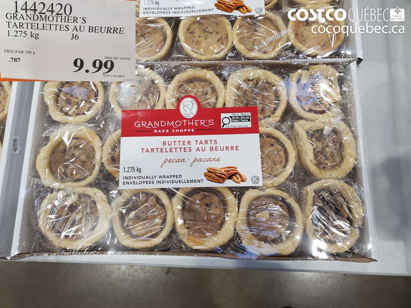 1442420 GRANDMOTHER'S TARTELETTES AU BEURRE $9.99