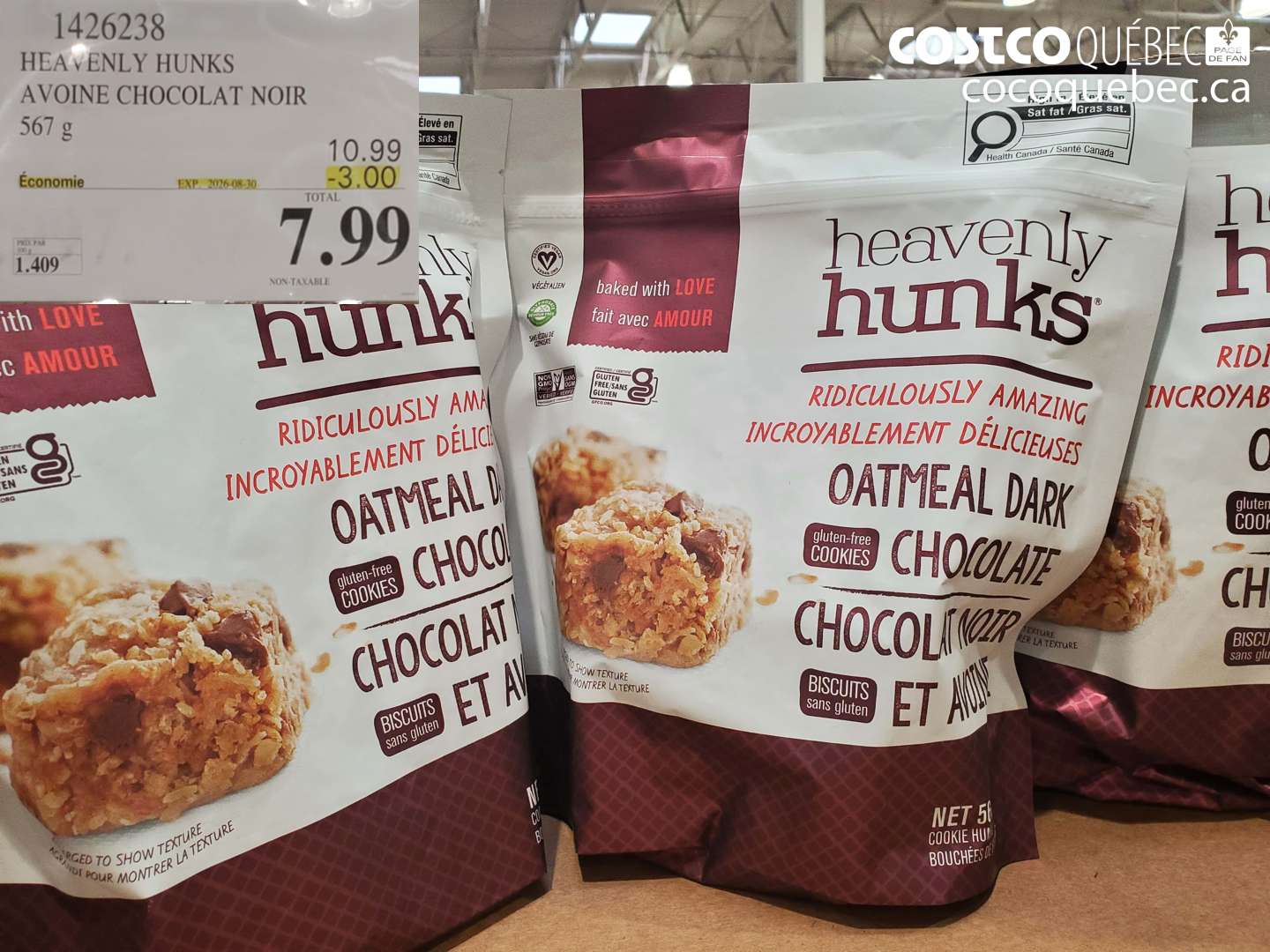 1426238 HEAVENLY HUNKS AVOINE CHOCOLAT NOIR ($3.00 INSTANT SAVINGS EXPIRES ON 2026-08-30) $7.99