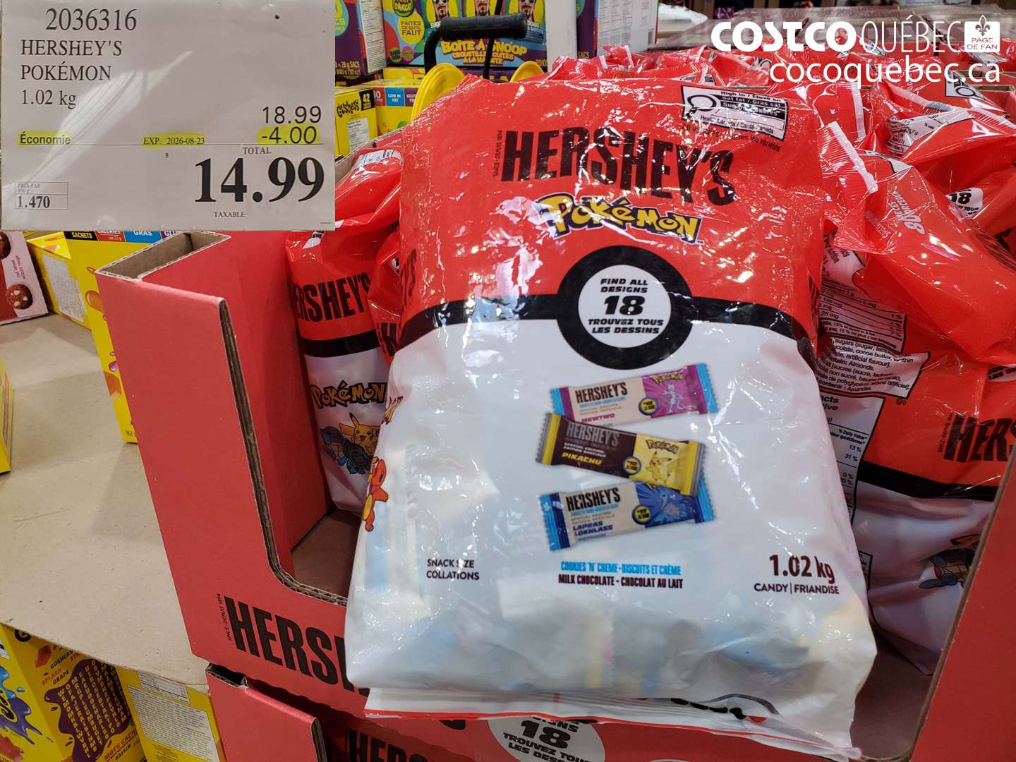 2036316 HERSHEY'S POKÉMON ($4.00 INSTANT SAVINGS EXPIRES ON 2026-08-23) $14.99