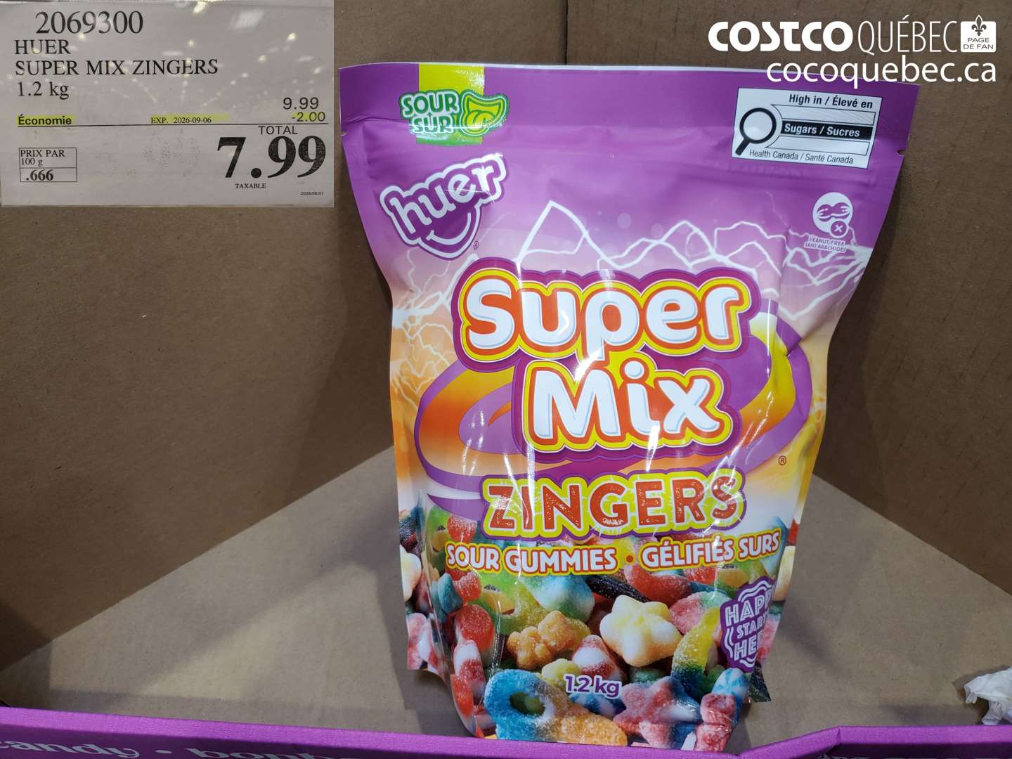 2069300 HUER SUPER MIX ZINGERS ($2.00 INSTANT SAVINGS EXPIRES ON 2026-09-06) $7.99