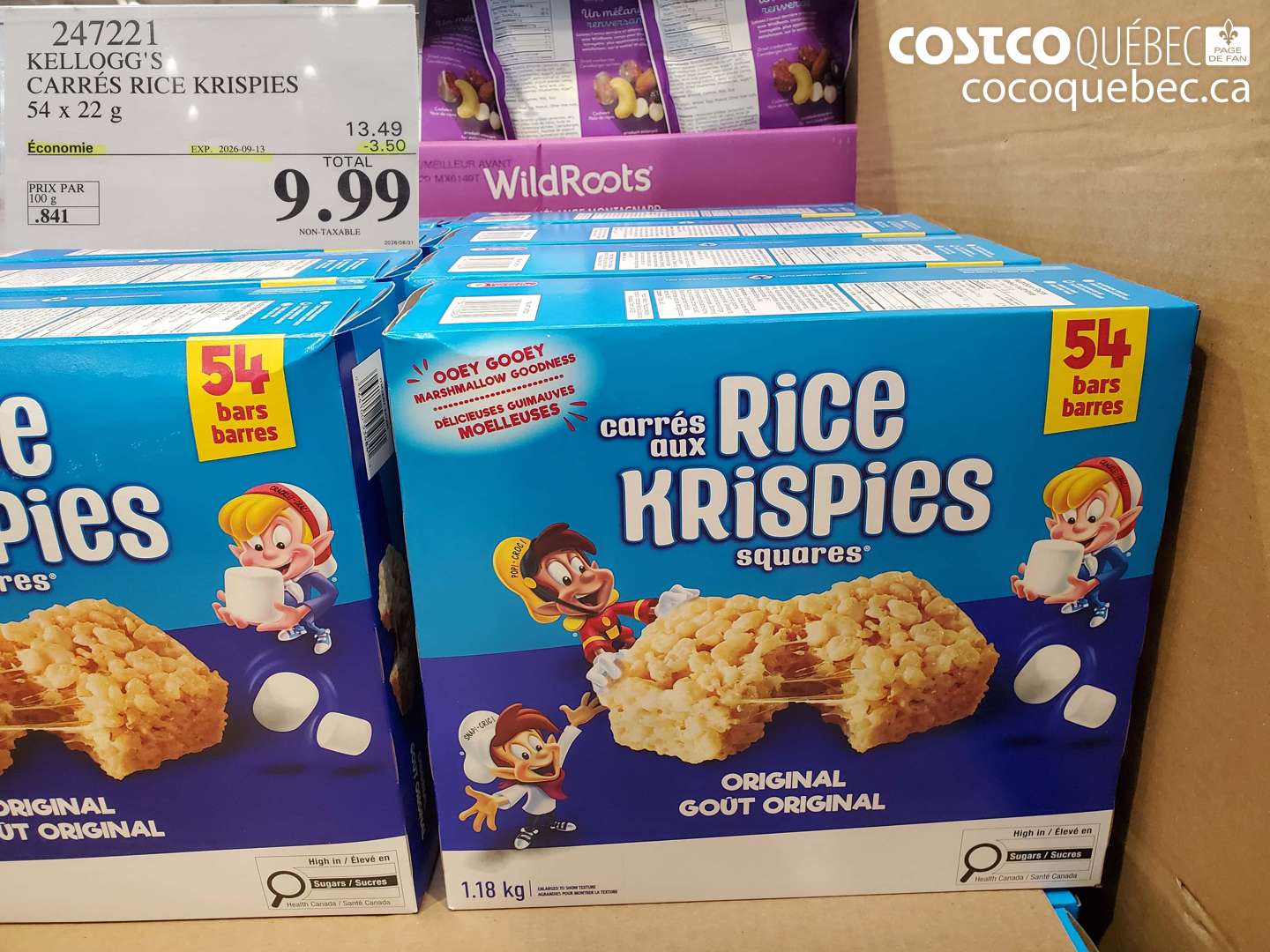 247221 KELLOGG'S CARRÉS RICE KRISPIES ($3.50 INSTANT SAVINGS EXPIRES ON 2026-09-13) $9.99