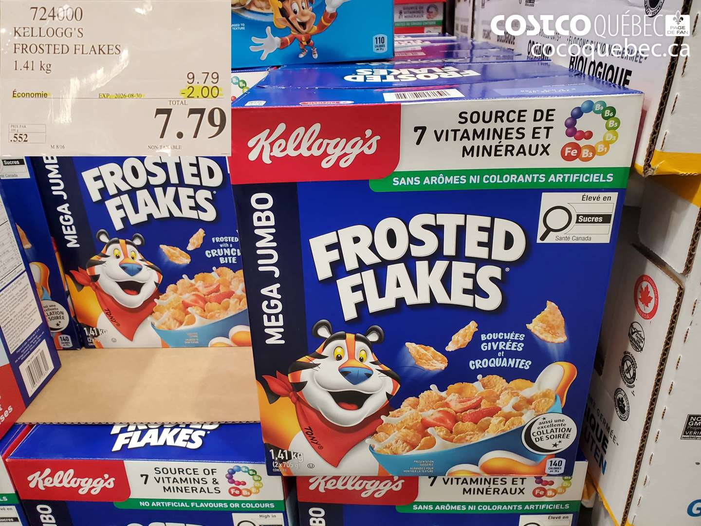 724000 KELLOGG'S FROSTED FLAKES ($2.00 INSTANT SAVINGS EXPIRES ON 2026-08-30) $7.79
