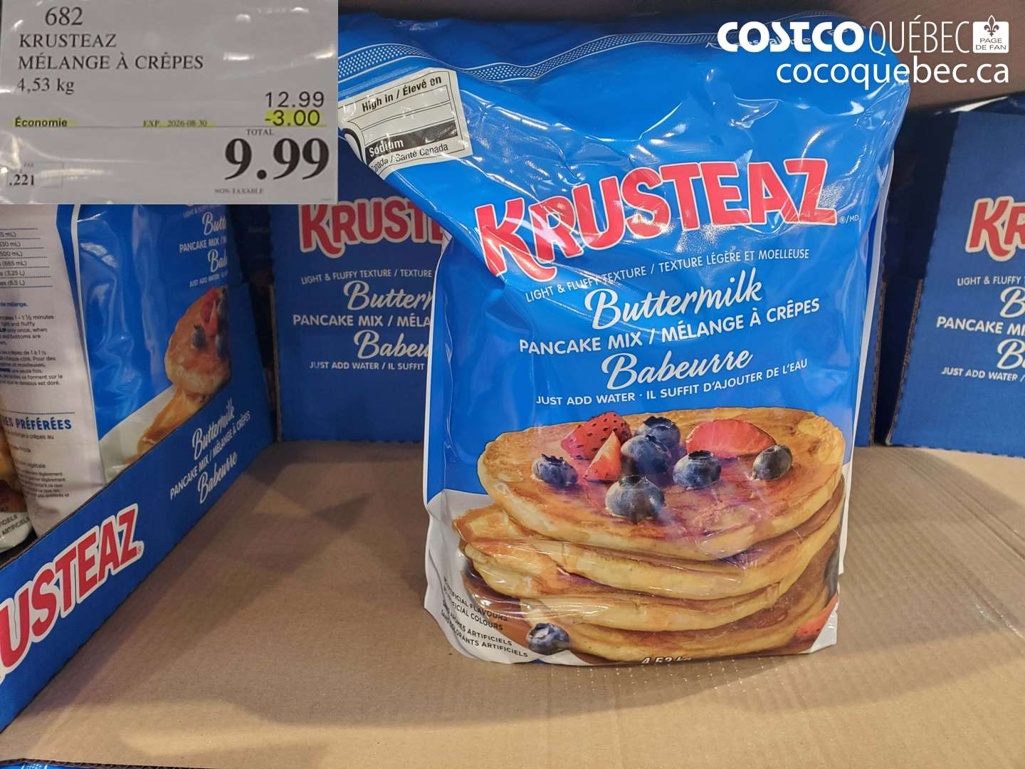 1221 KRUSTEAZ MÉLANGE À CRÊPES ($3.00 INSTANT SAVINGS EXPIRES ON 2026-08-30) $9.99