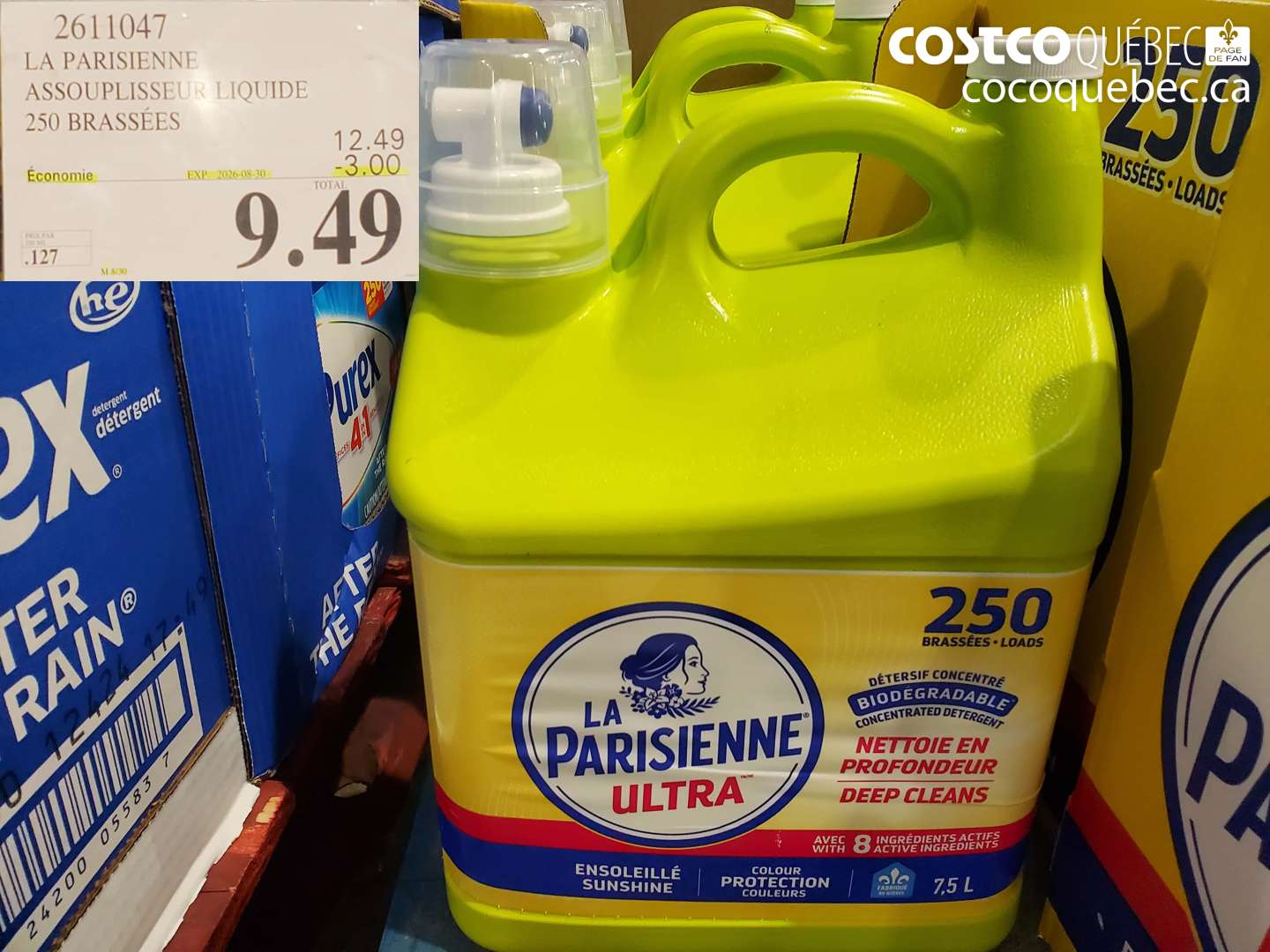 2611047 LA PARISIENNE ASSOUPLISSEUR LIQUIDE 250 BRASSÉES ($3.00 INSTANT SAVINGS EXPIRES ON 2026-08-30) $9.49