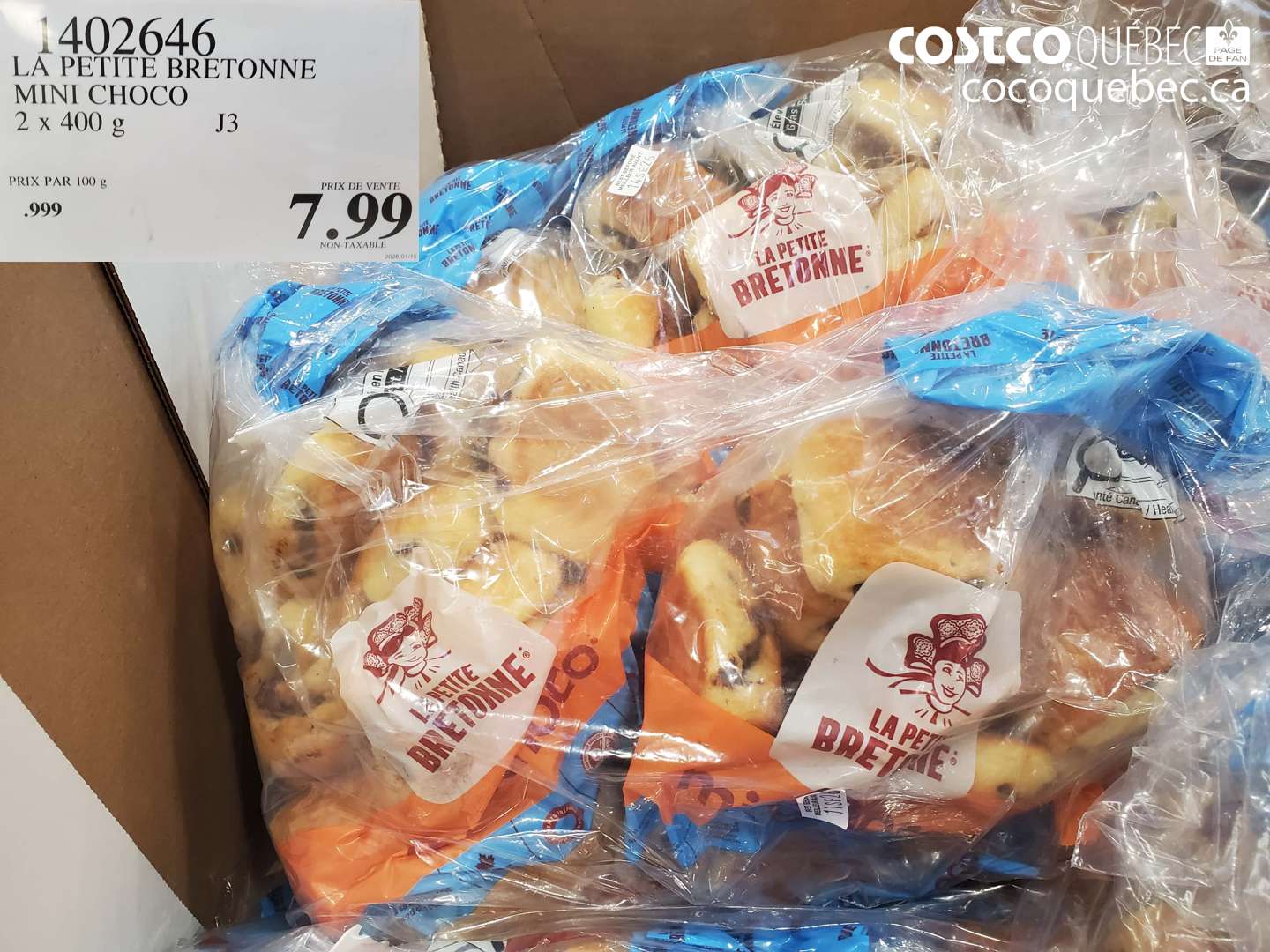 1402646 LA PETITE BRETONNE MINI CHOCO $7.99