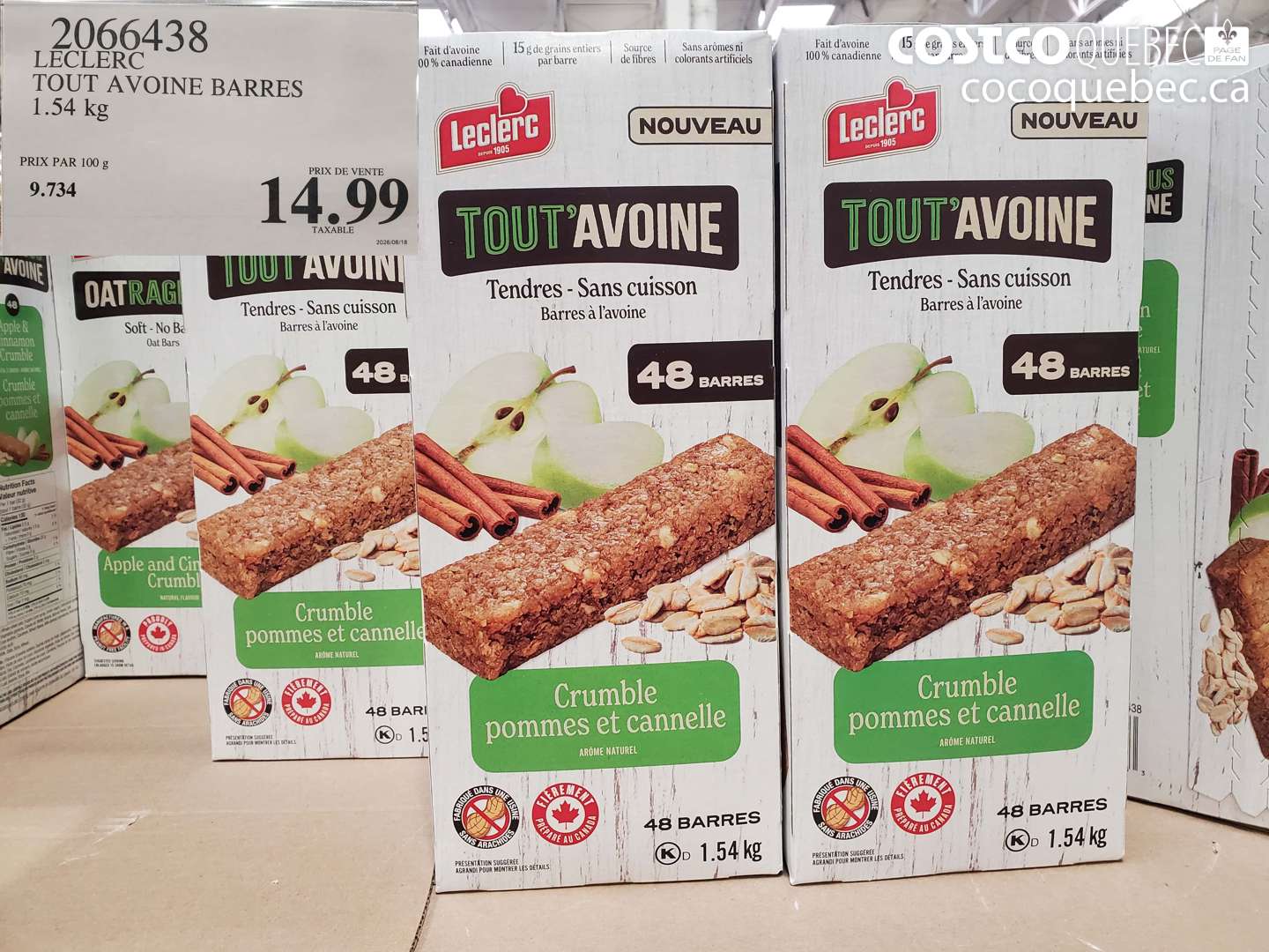 2066438 LECLERC TOUT AVOINE BARRES $14.99